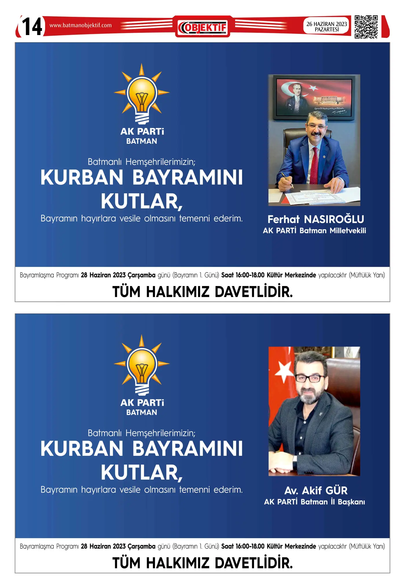 26.06.2023 tarihli sayı, 13. sayfa
