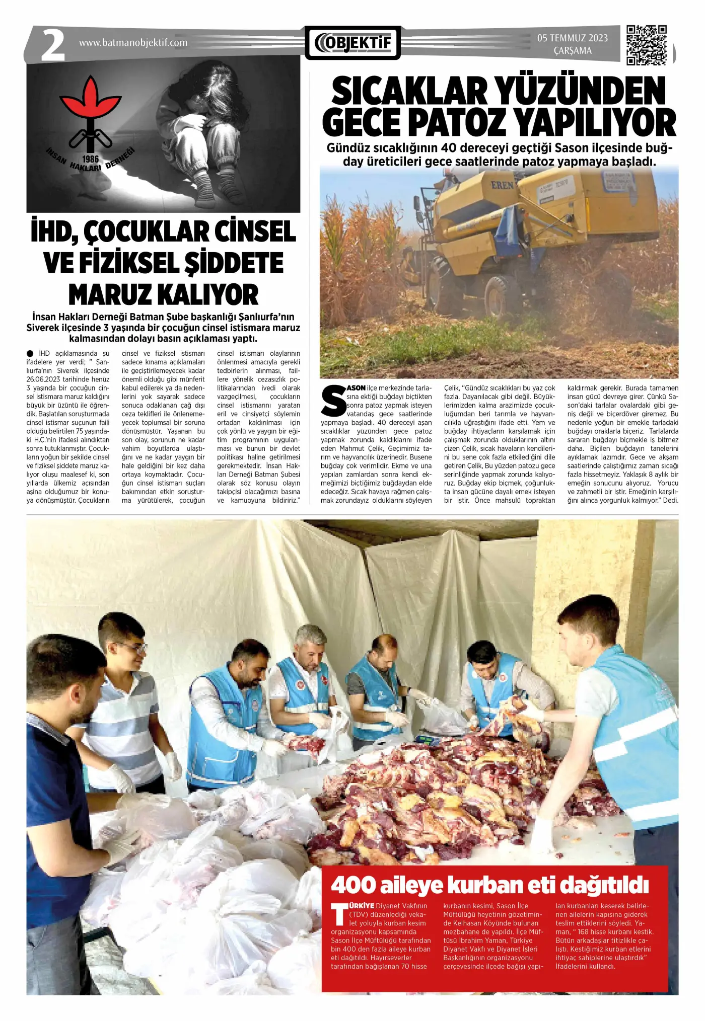 05.07.2023 tarihli sayı, 2. sayfa