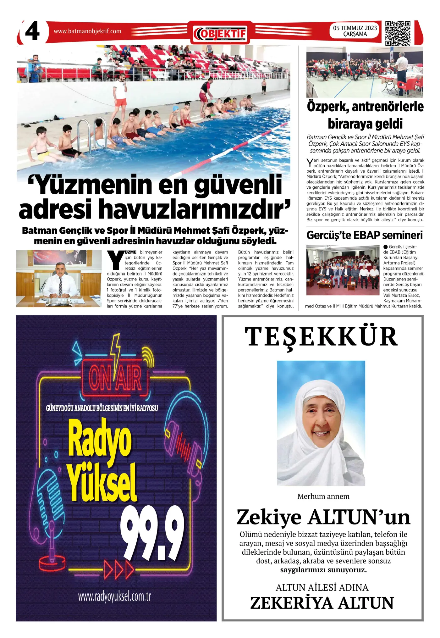05.07.2023 tarihli sayı, 4. sayfa