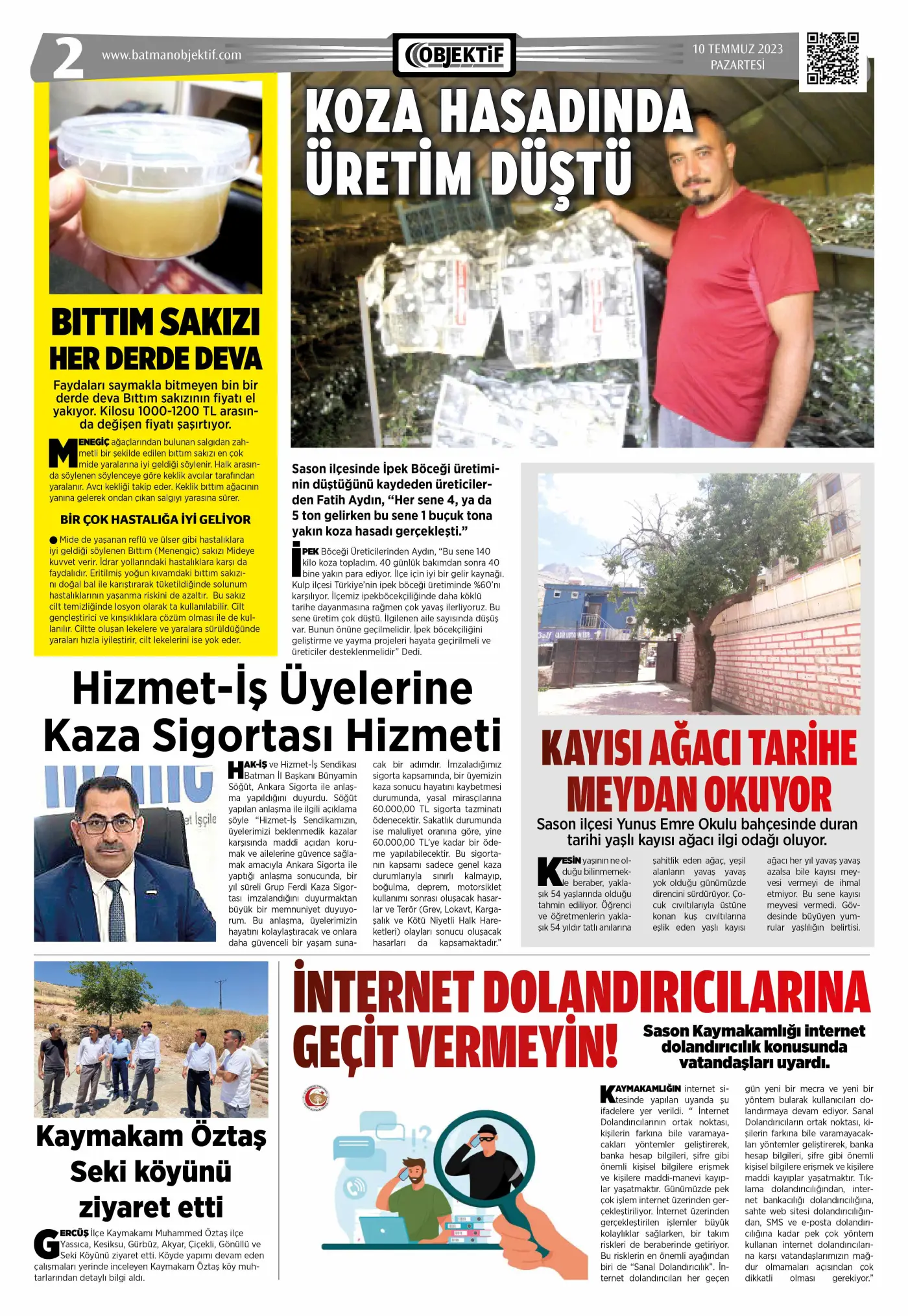 09.07.2023 tarihli sayı, 2. sayfa