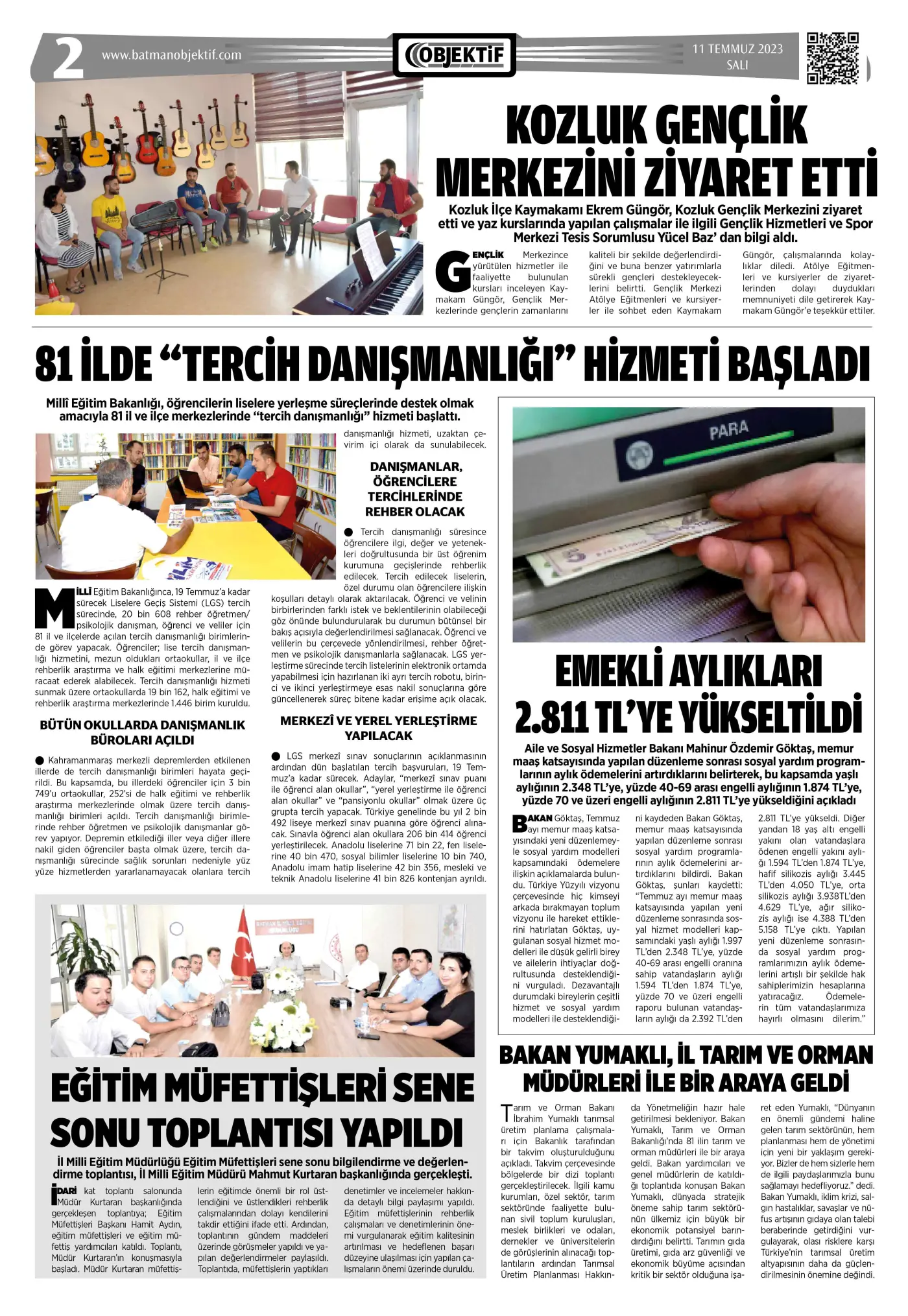 10.07.2023 tarihli sayı, 2. sayfa