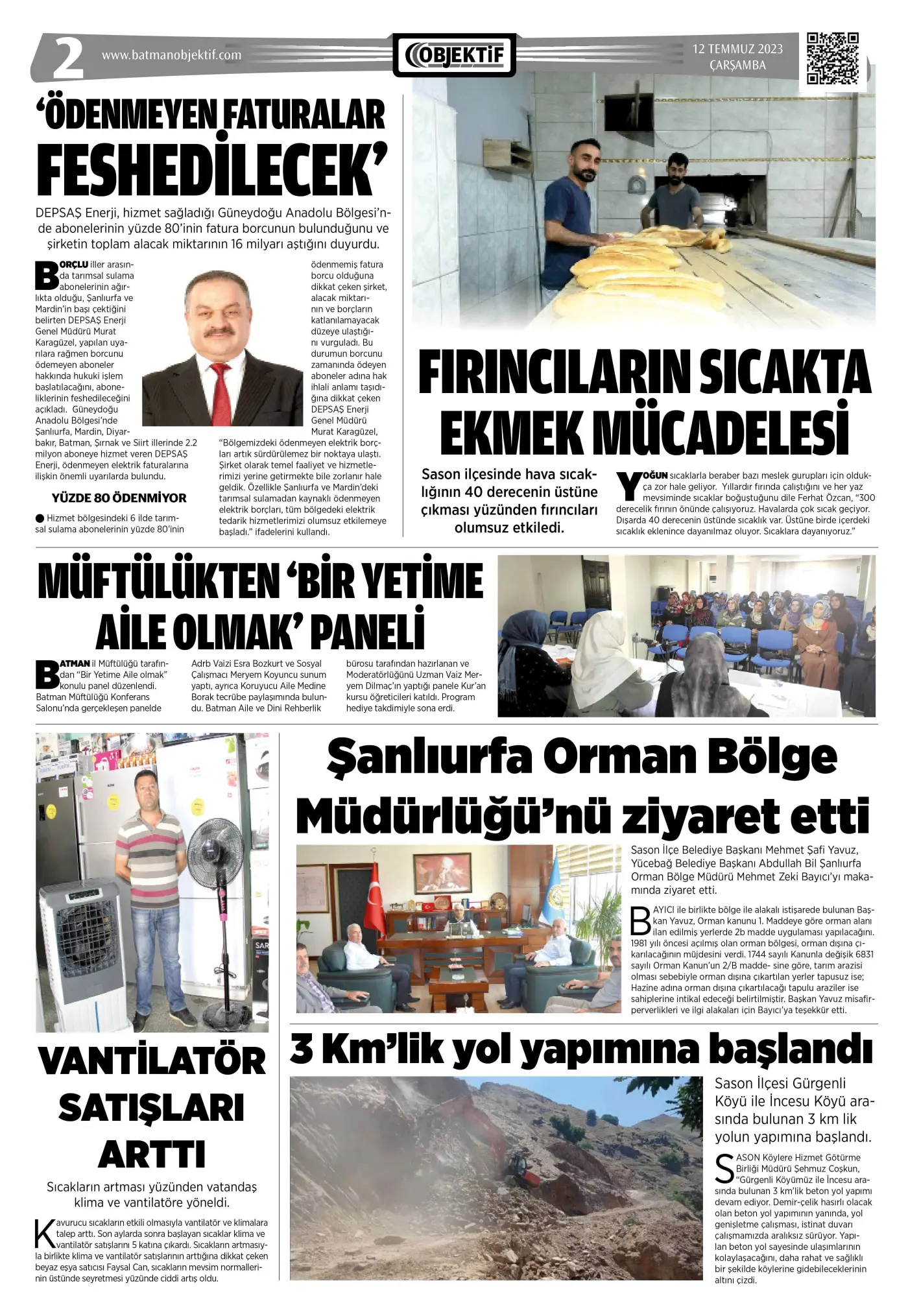 11.07.2023 tarihli sayı, 2. sayfa