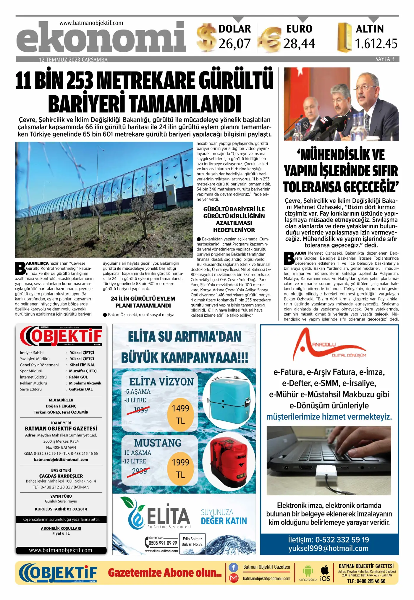 11.07.2023 tarihli sayı, 3. sayfa