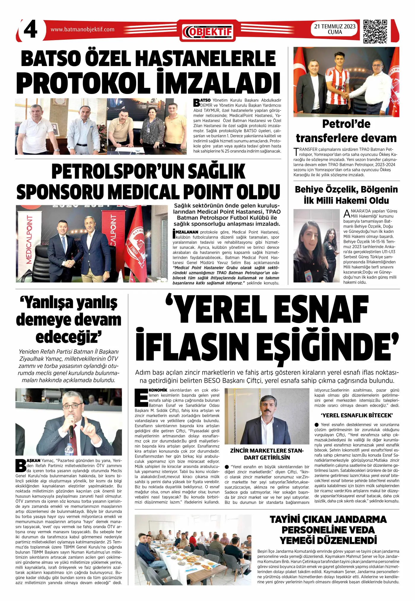 21.07.2023 tarihli sayı, 4. sayfa
