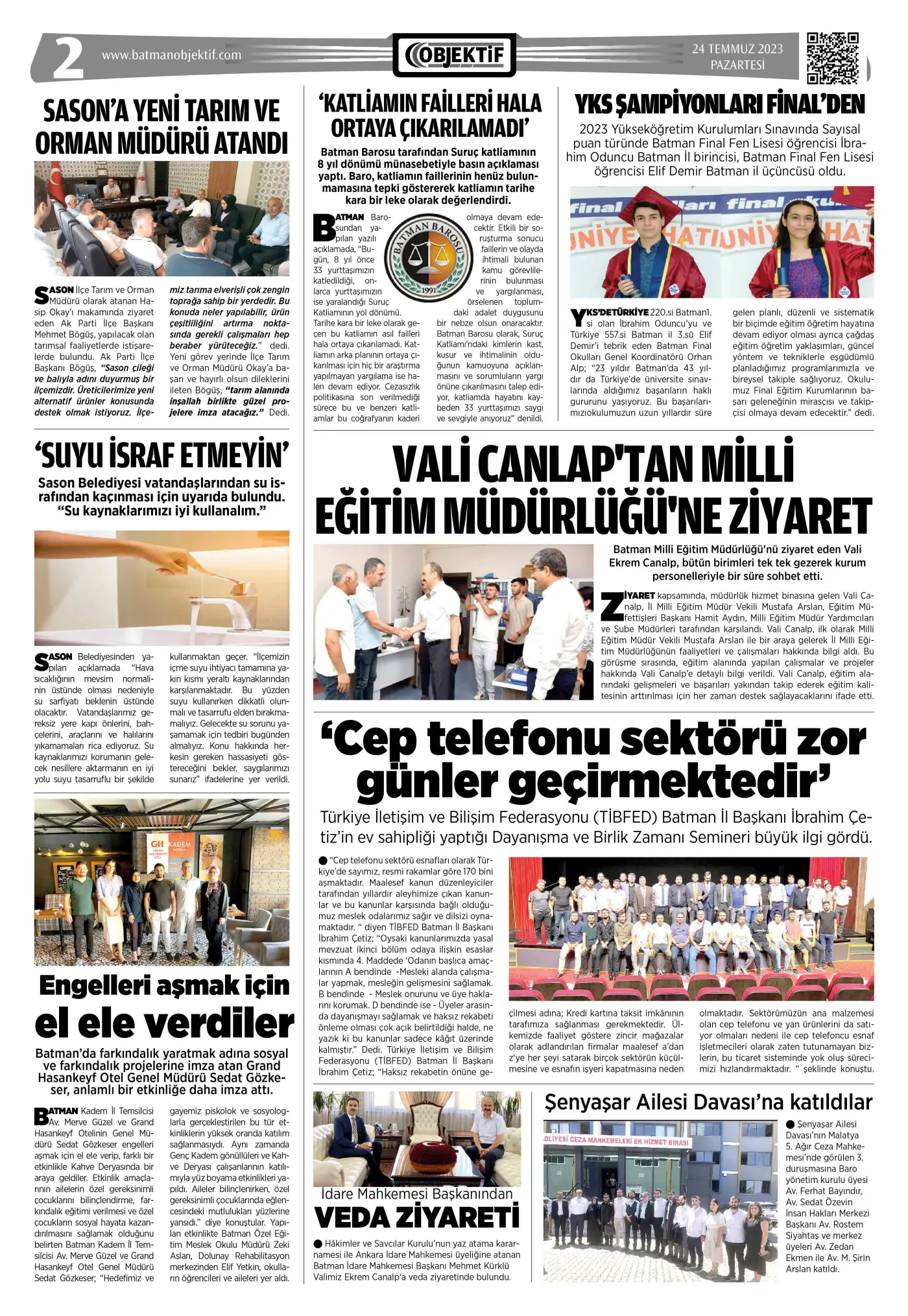 23.07.2023 tarihli sayı, 2. sayfa