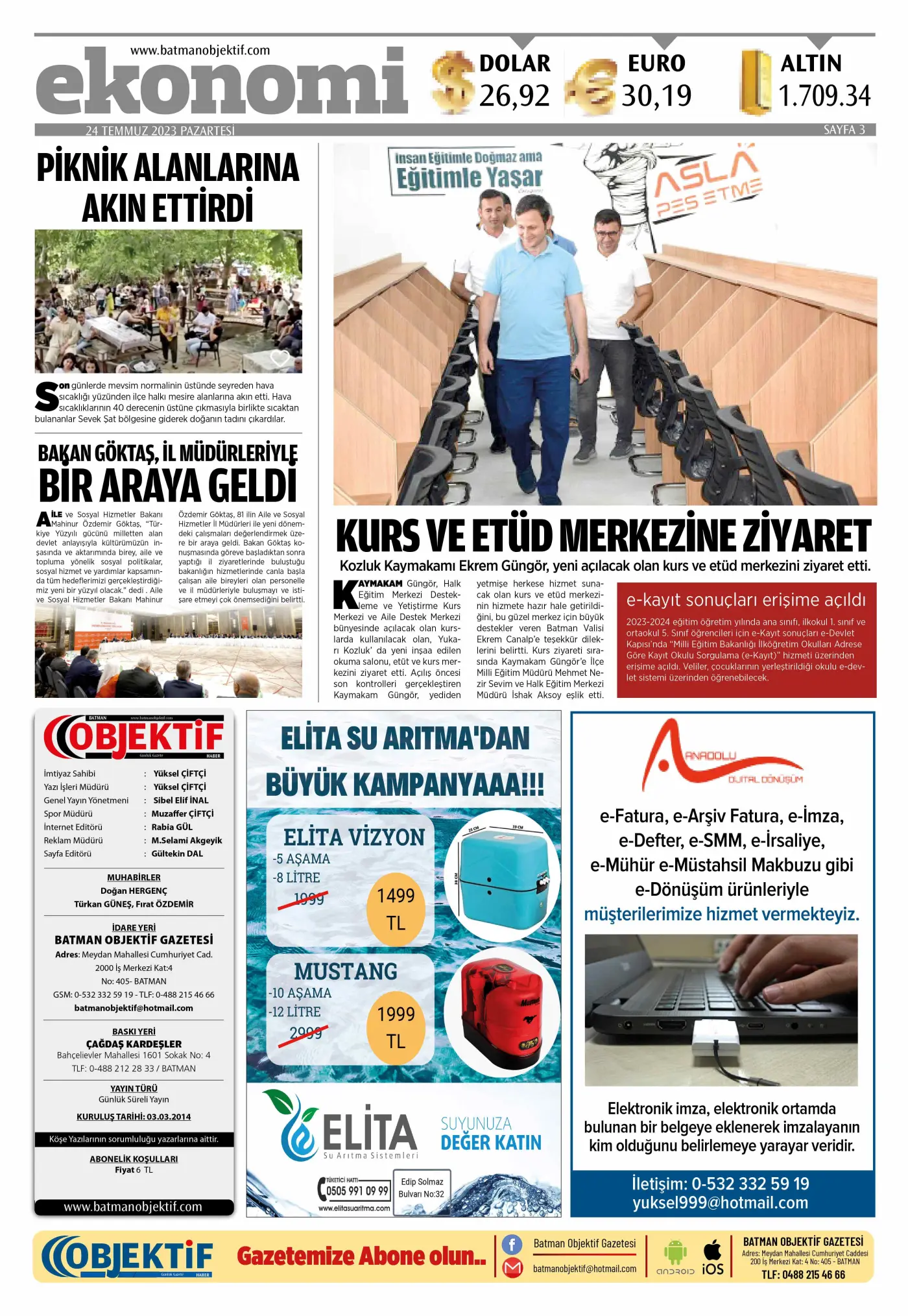 23.07.2023 tarihli sayı, 3. sayfa