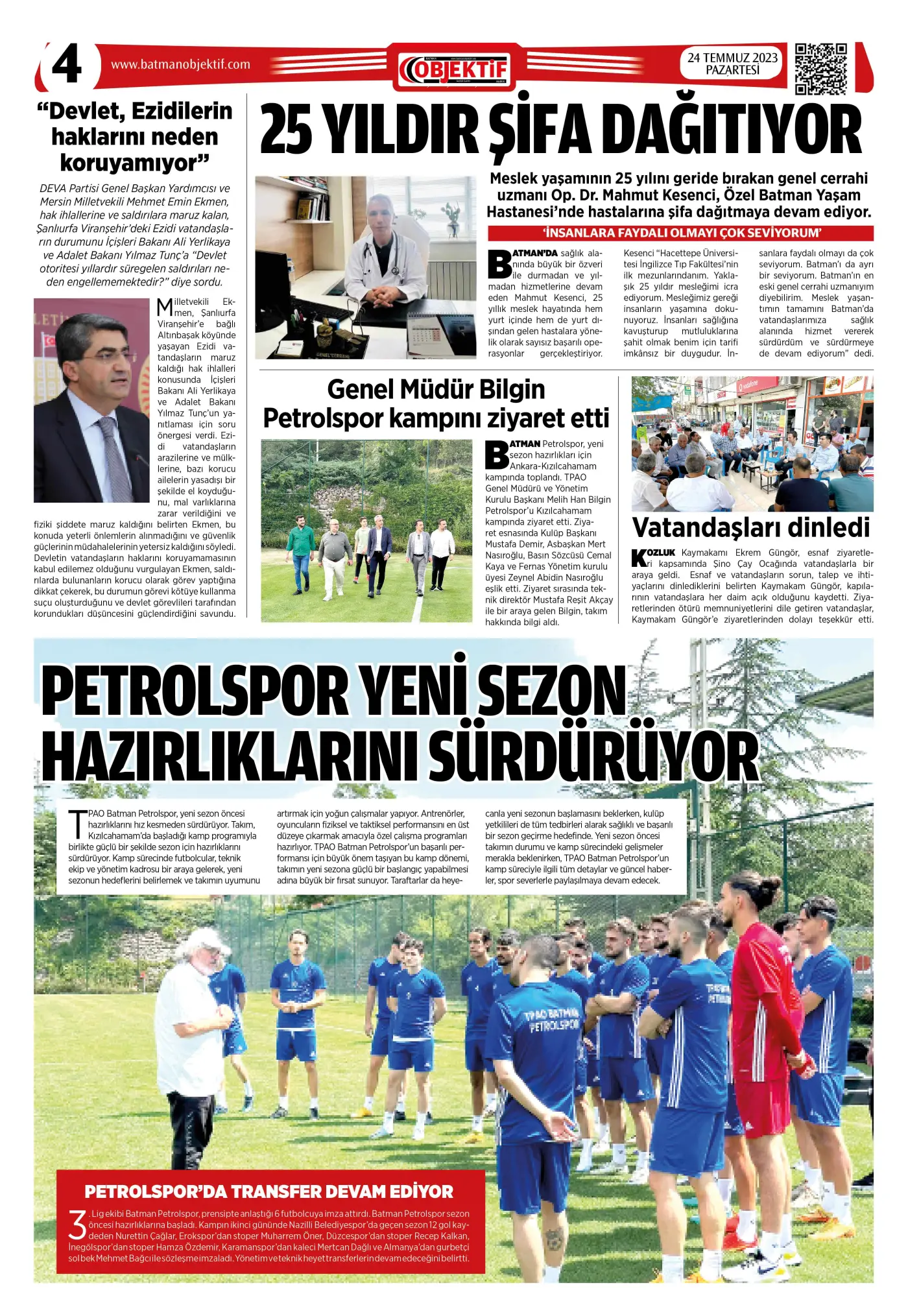 23.07.2023 tarihli sayı, 4. sayfa