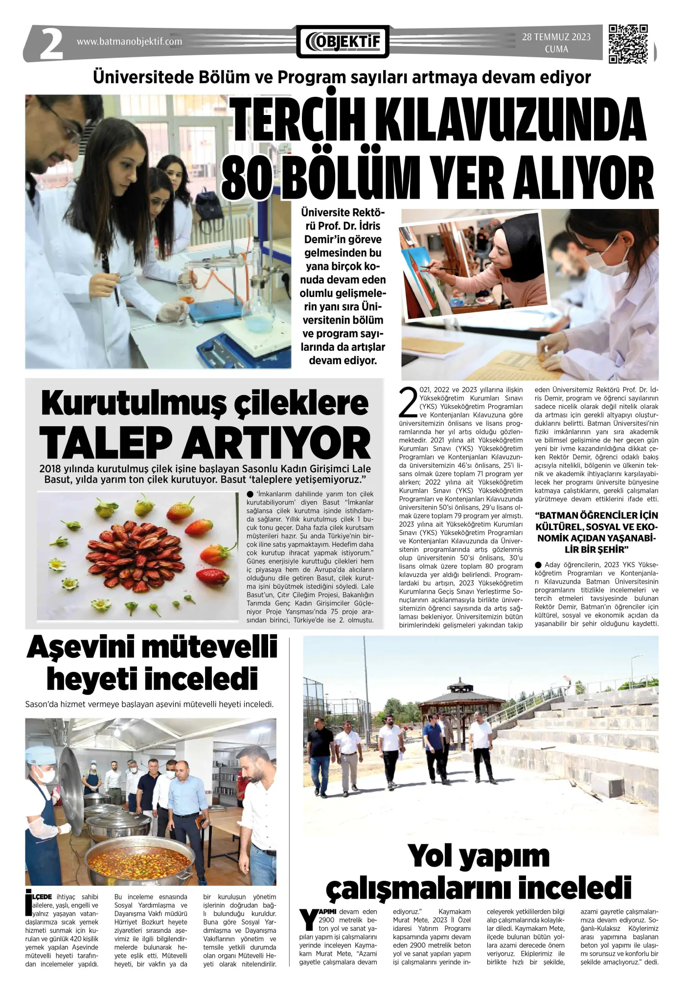 29.07.2023 tarihli sayı, 2. sayfa