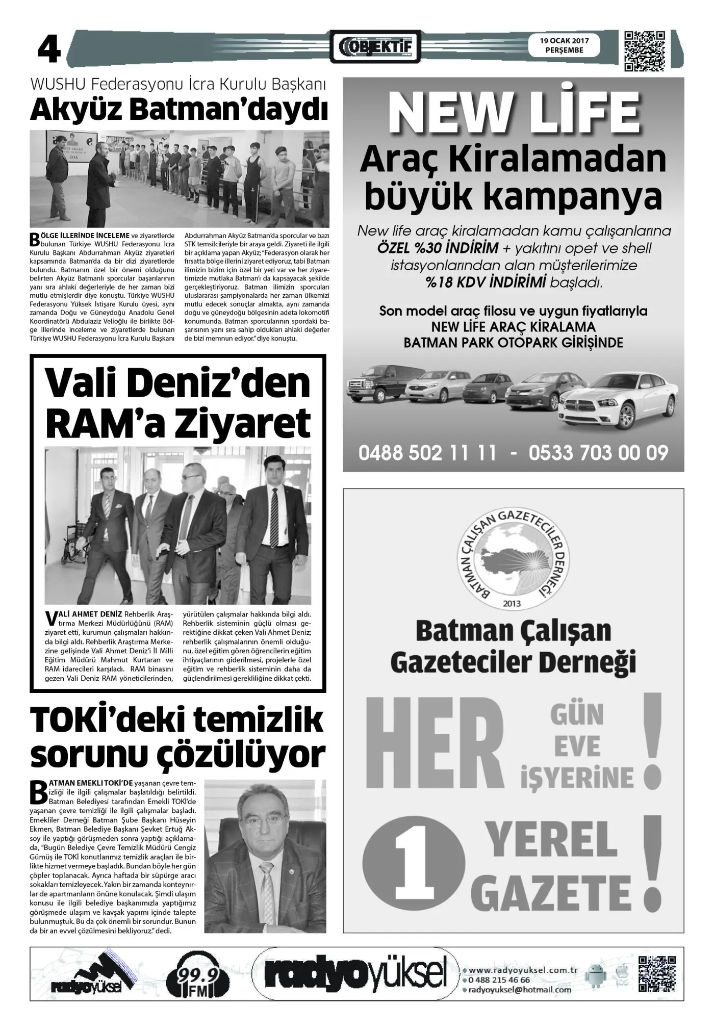 19.01.2017 tarihli sayı, 4. sayfa
