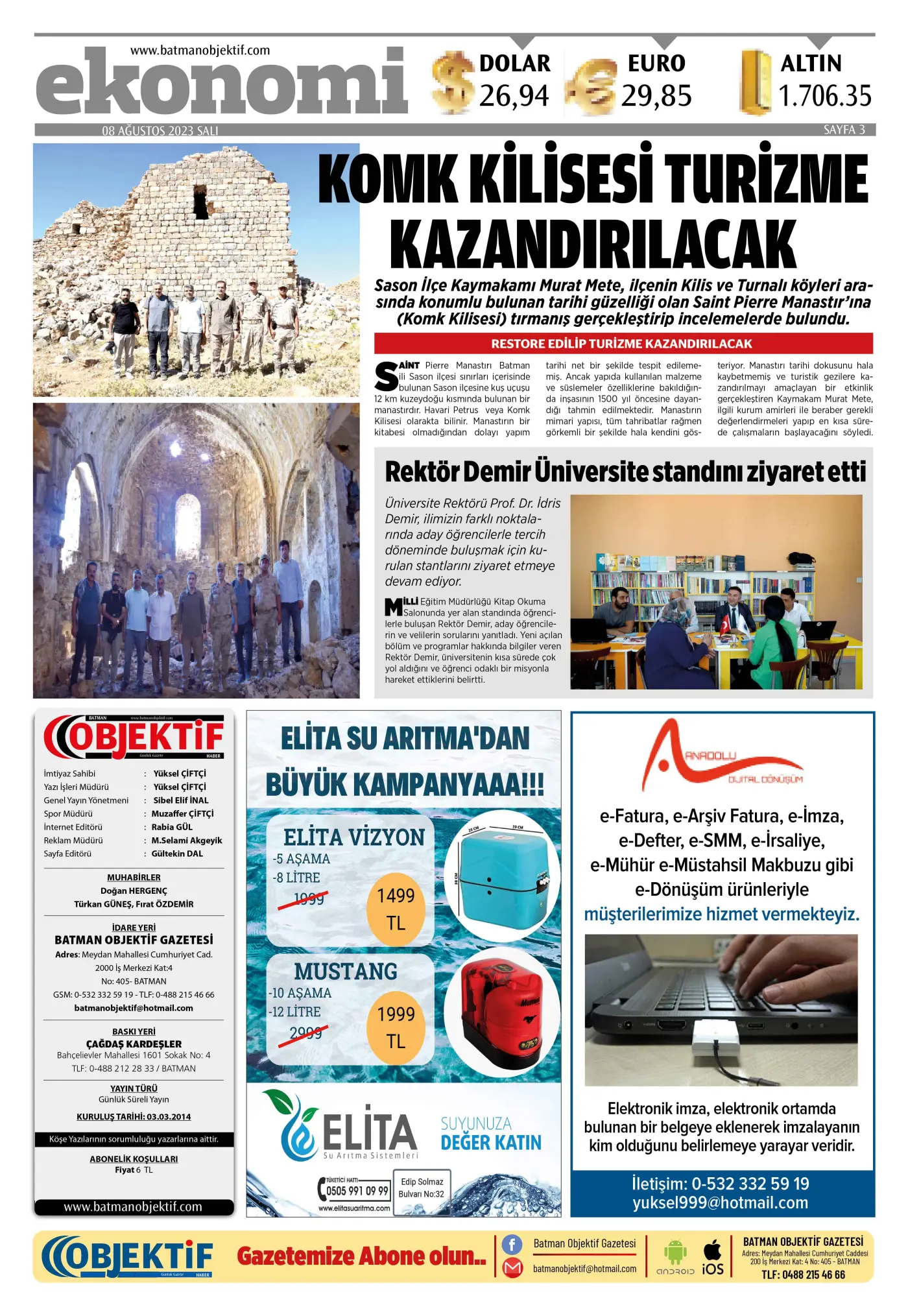 08.08.2023 tarihli sayı, 3. sayfa
