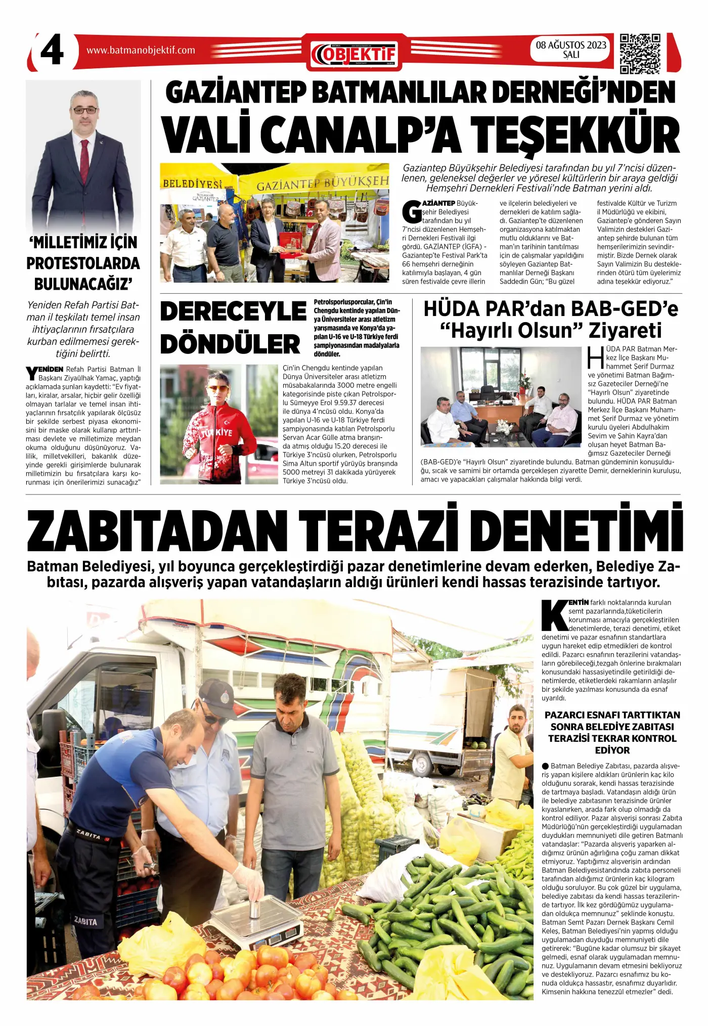 08.08.2023 tarihli sayı, 4. sayfa