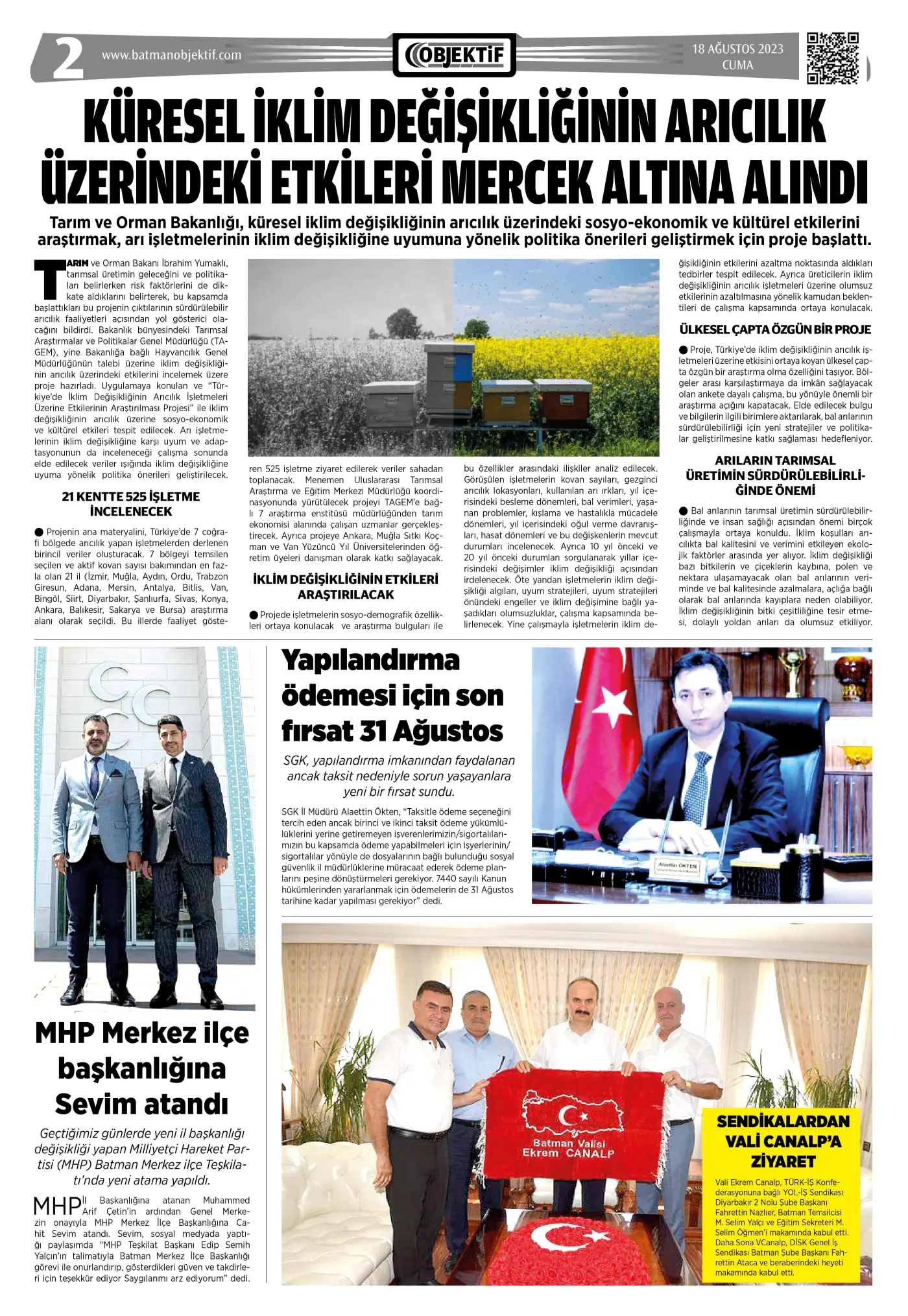 22.08.2023 tarihli sayı, 2. sayfa
