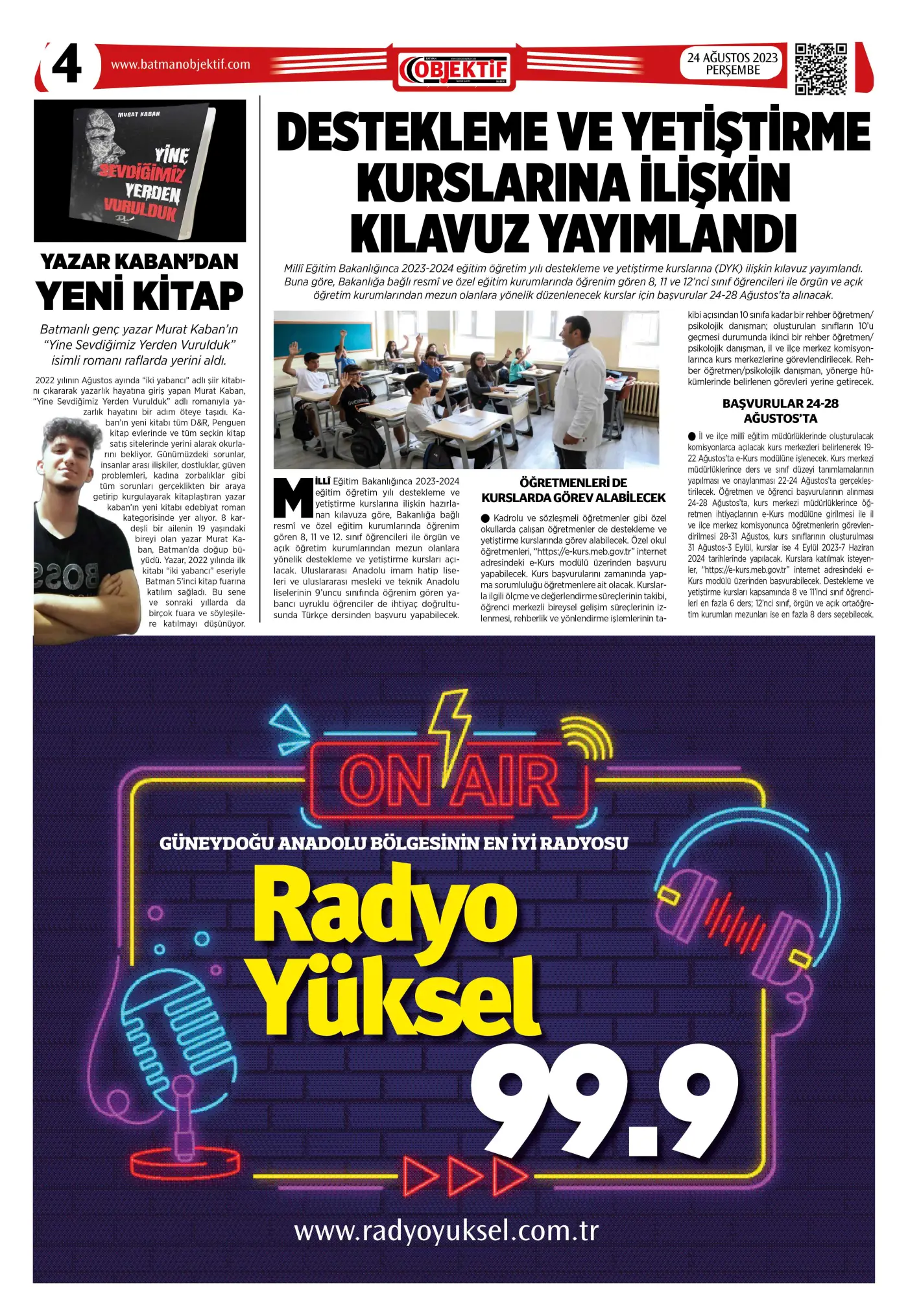 24.08.2023 tarihli sayı, 4. sayfa