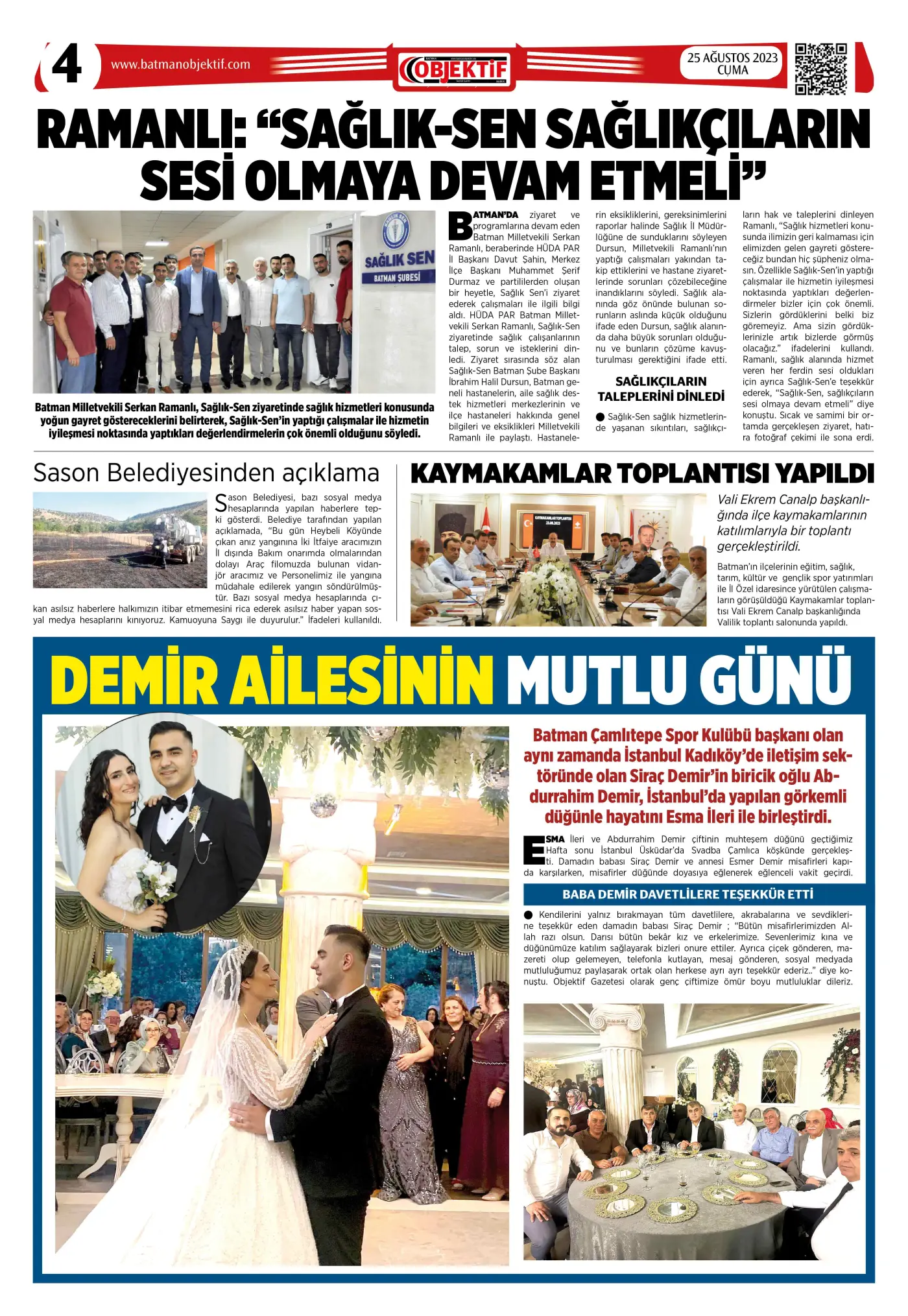 25.08.2023 tarihli sayı, 4. sayfa
