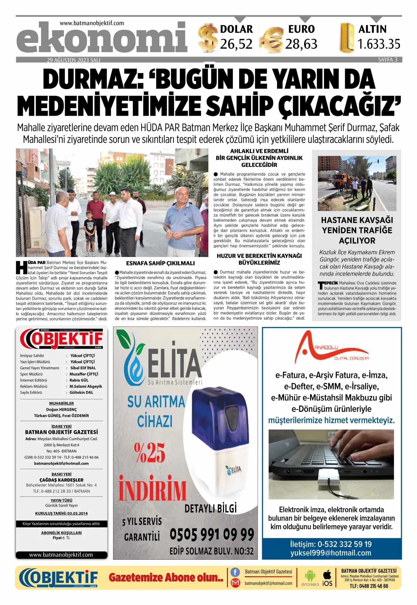 29.08.2023 tarihli sayı, 3. sayfa