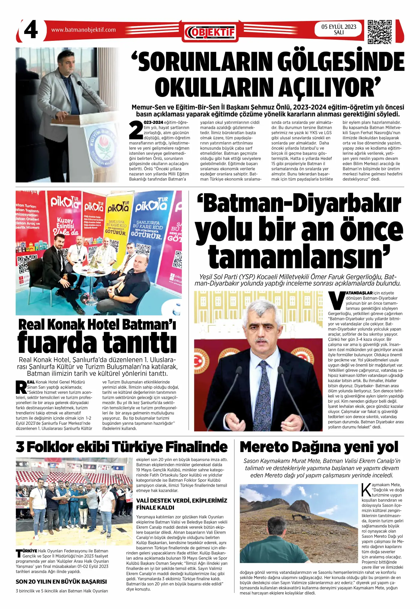07.09.2023 tarihli sayı, 4. sayfa