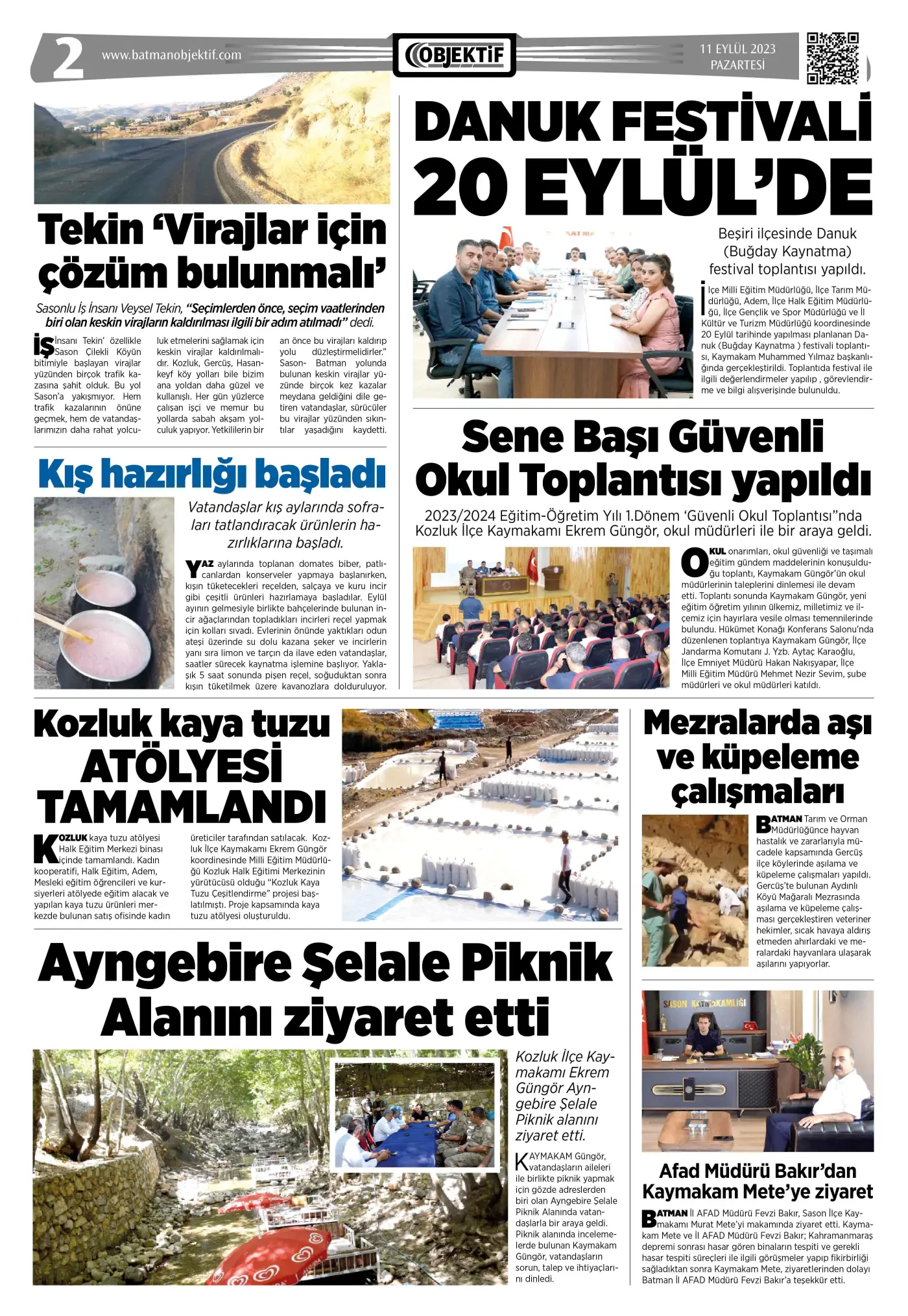 12.09.2023 tarihli sayı, 2. sayfa