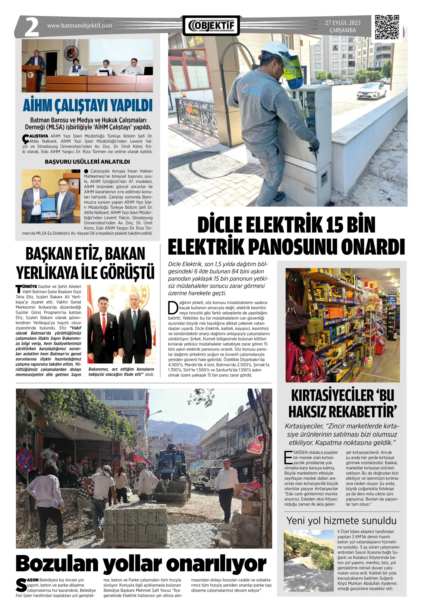 27.09.2023 tarihli sayı, 2. sayfa