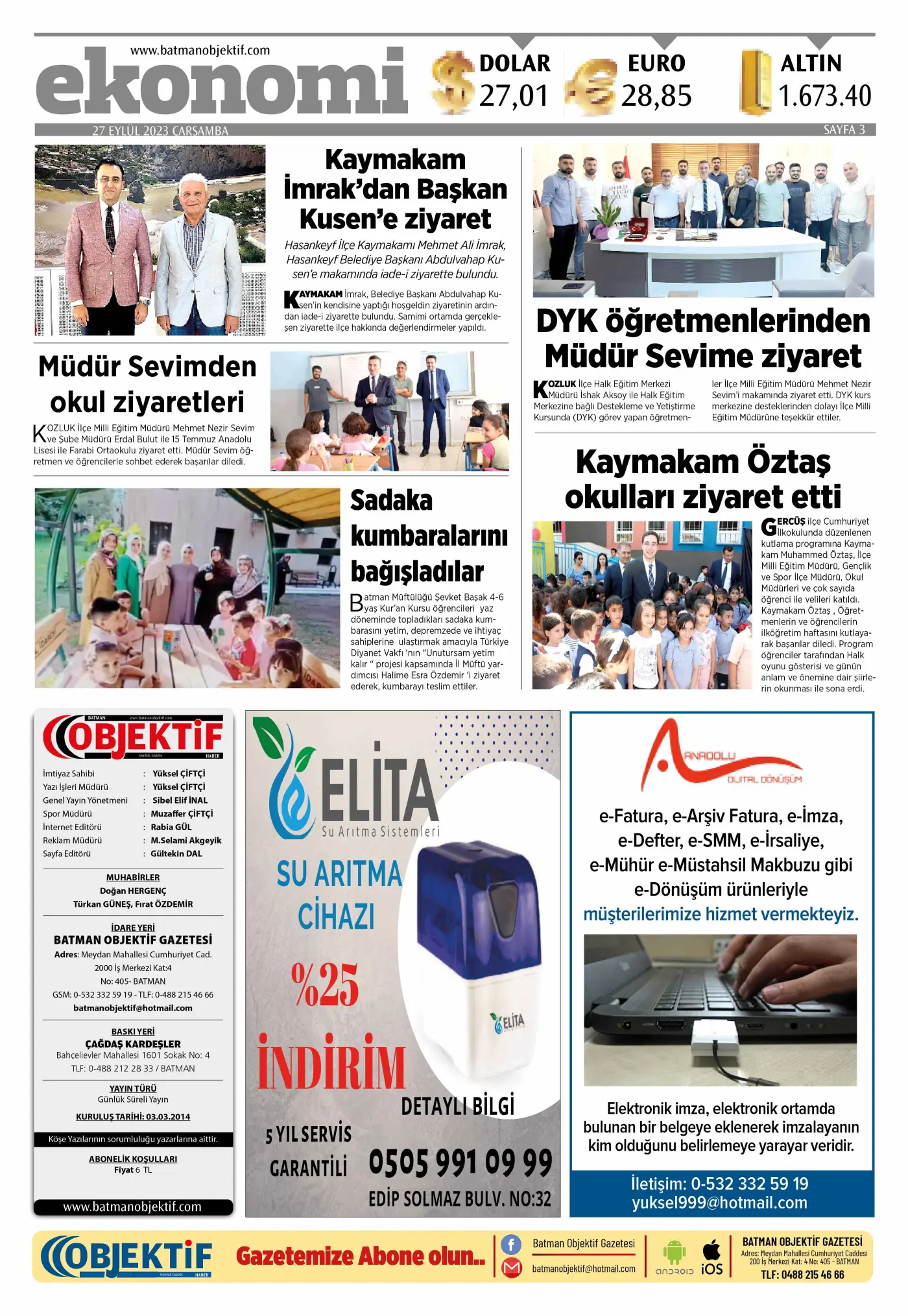 27.09.2023 tarihli sayı, 3. sayfa
