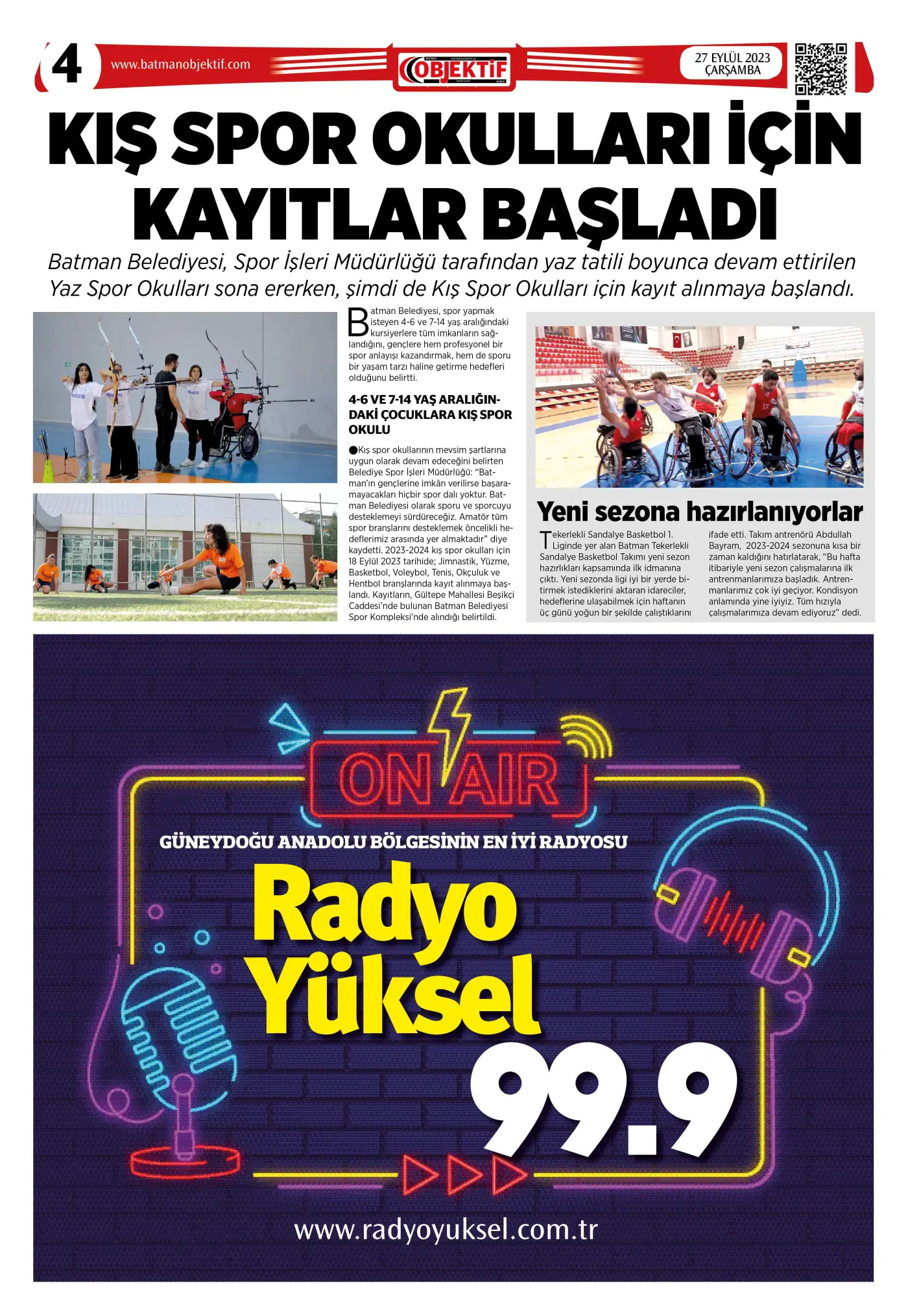 27.09.2023 tarihli sayı, 4. sayfa