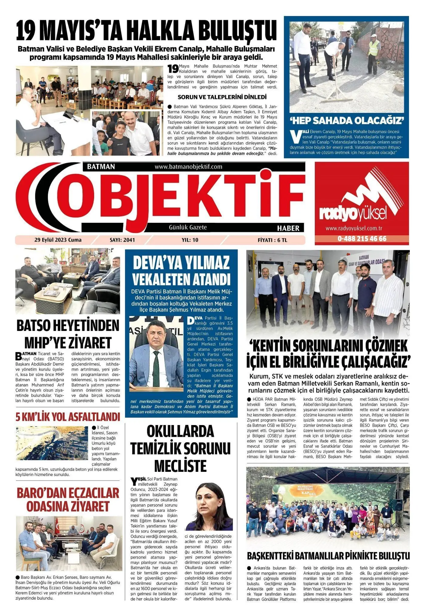 30.09.2023 tarihli sayı, 1. sayfa