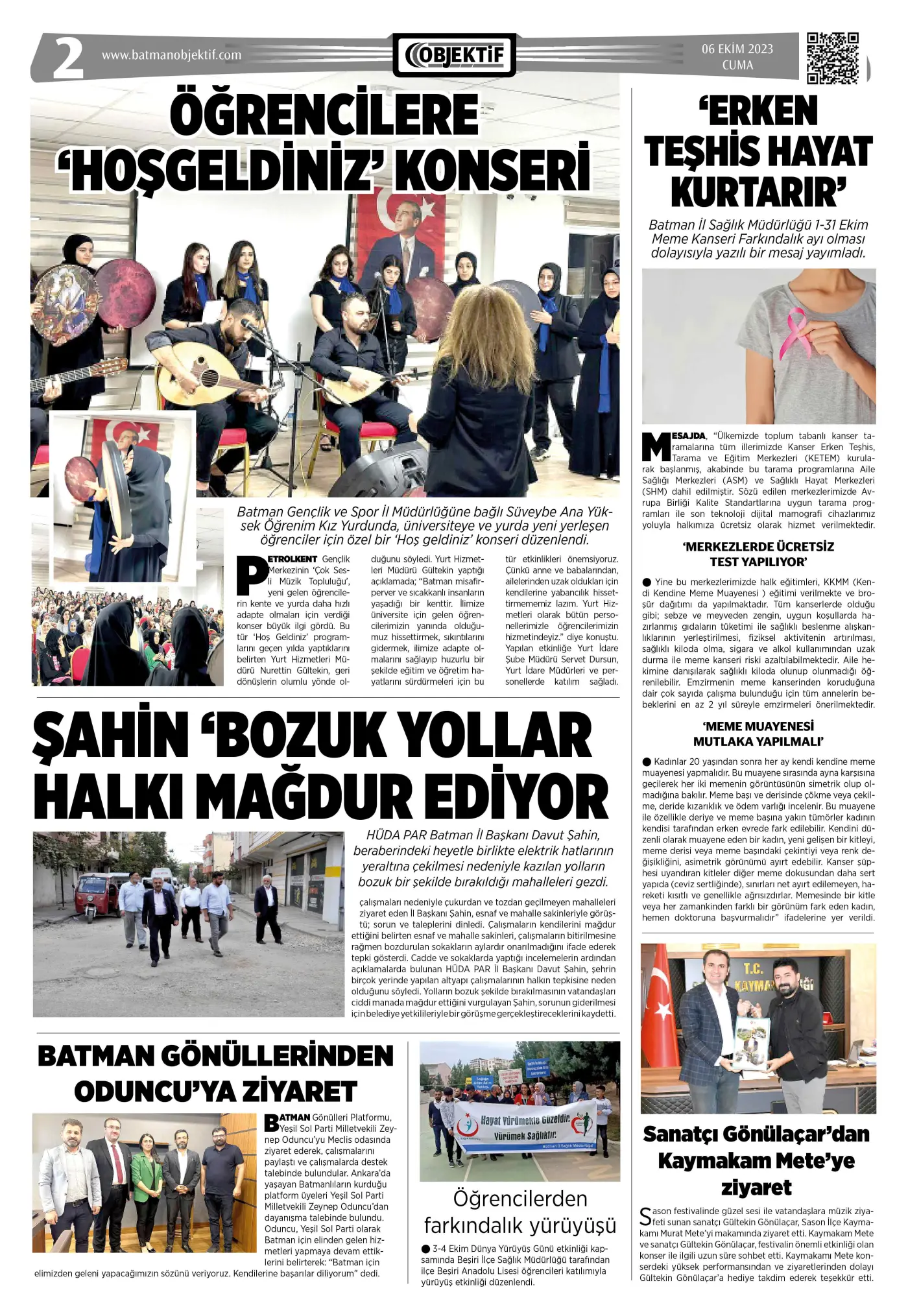 06.10.2023 tarihli sayı, 2. sayfa