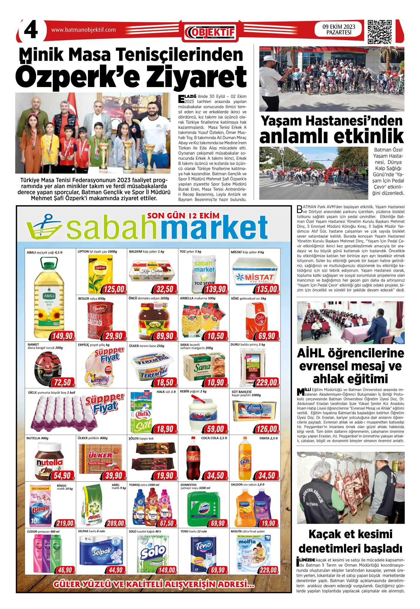 09.10.2023 tarihli sayı, 4. sayfa
