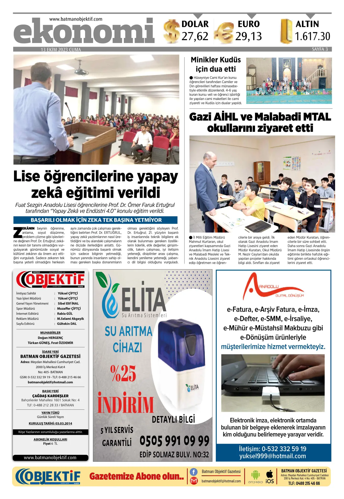 15.10.2023 tarihli sayı, 3. sayfa