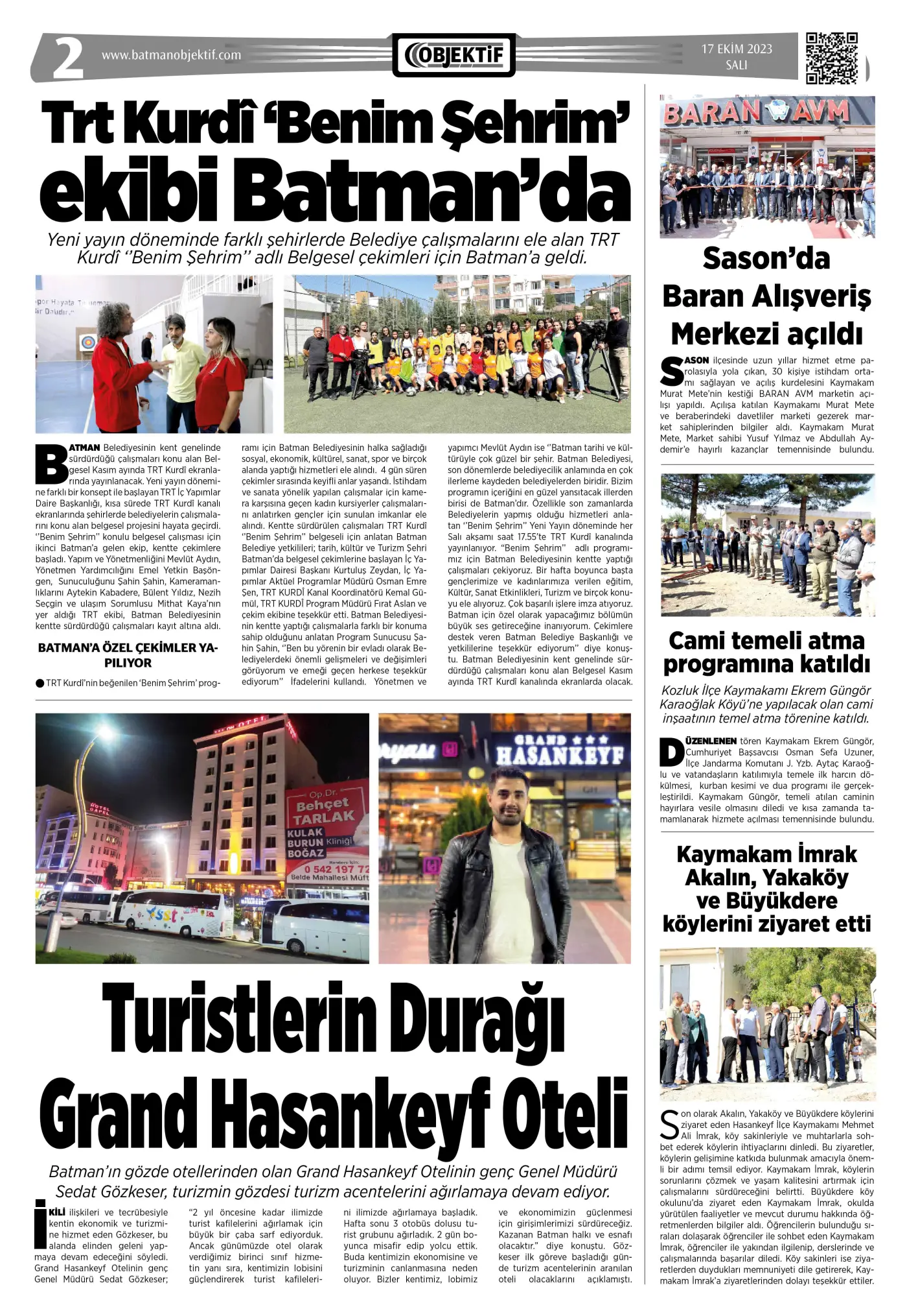 16.10.2023 tarihli sayı, 2. sayfa