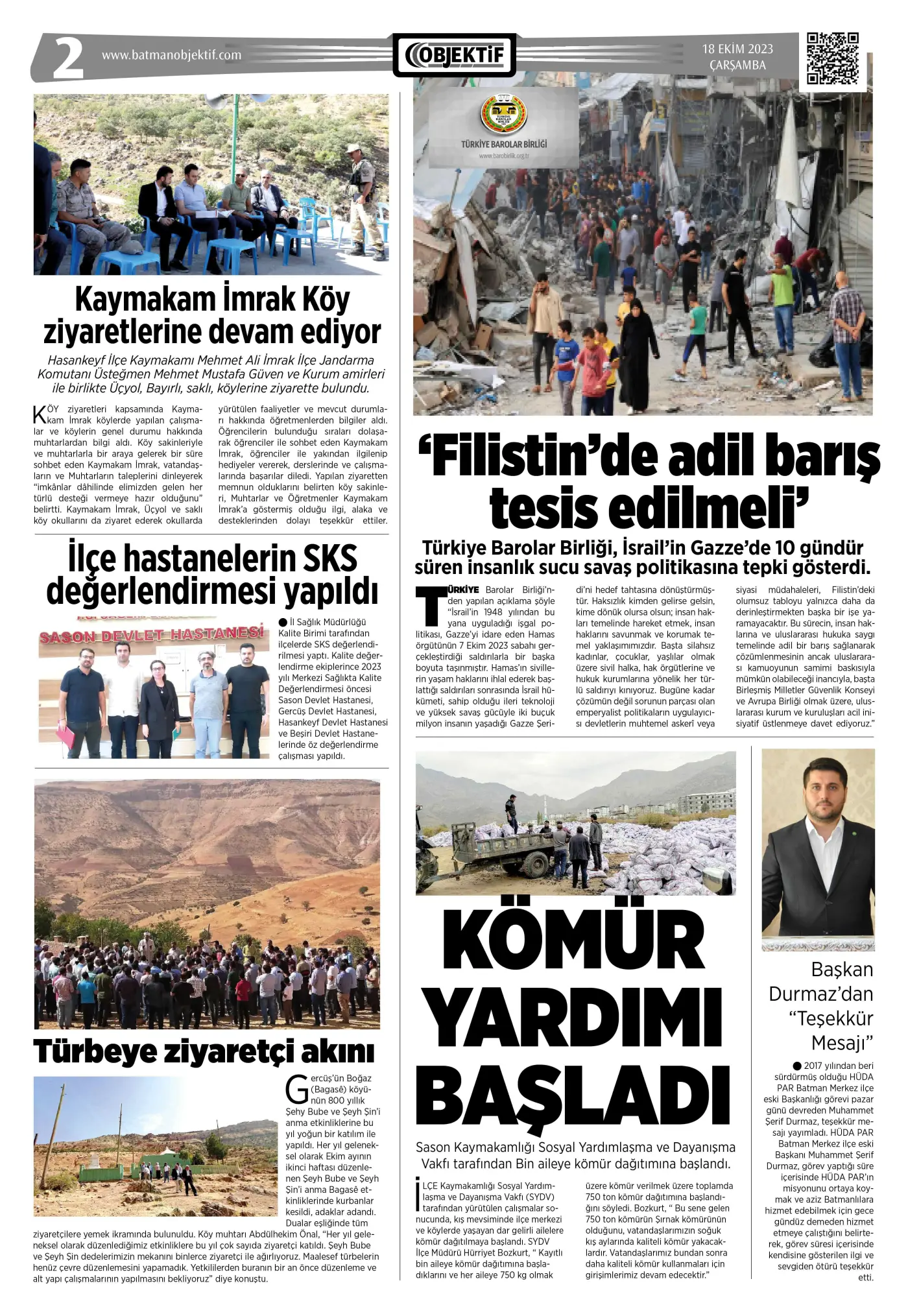 17.10.2023 tarihli sayı, 2. sayfa