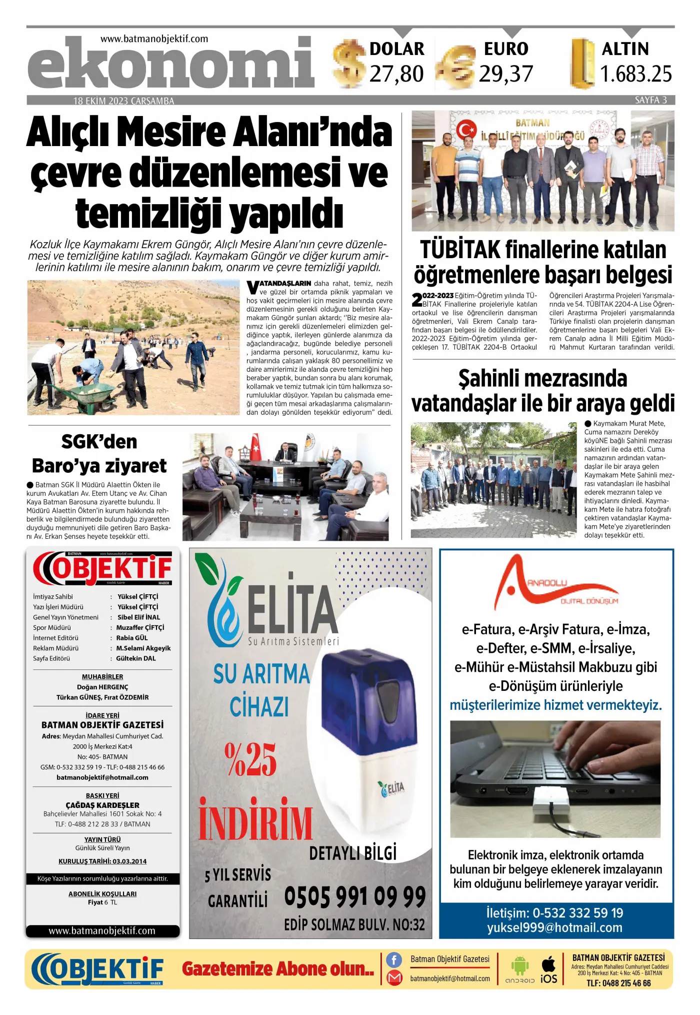 17.10.2023 tarihli sayı, 3. sayfa