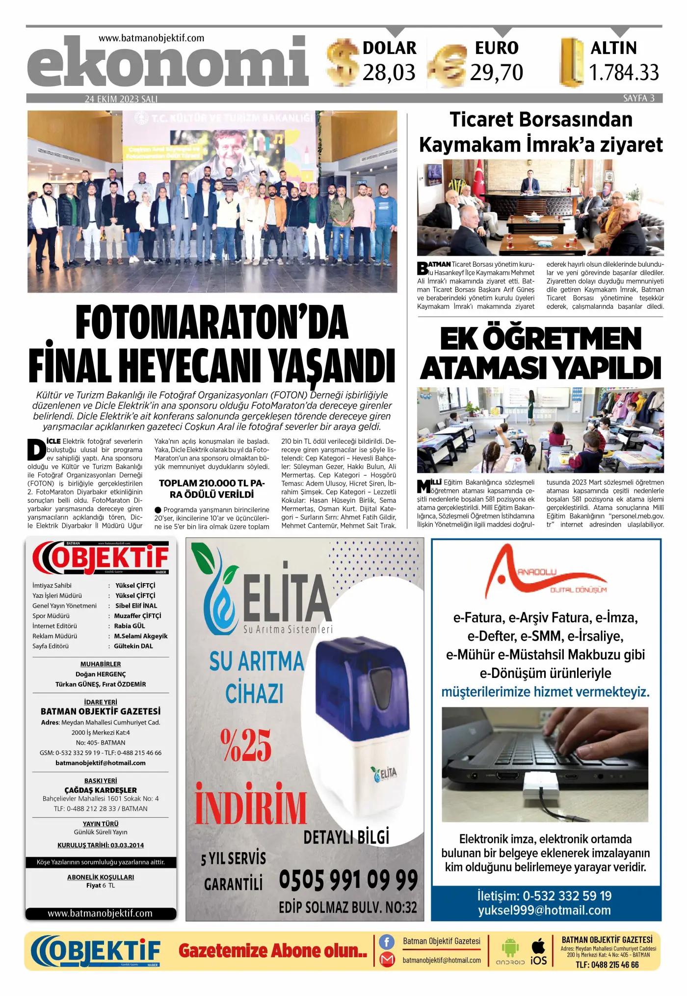 24.10.2023 tarihli sayı, 3. sayfa