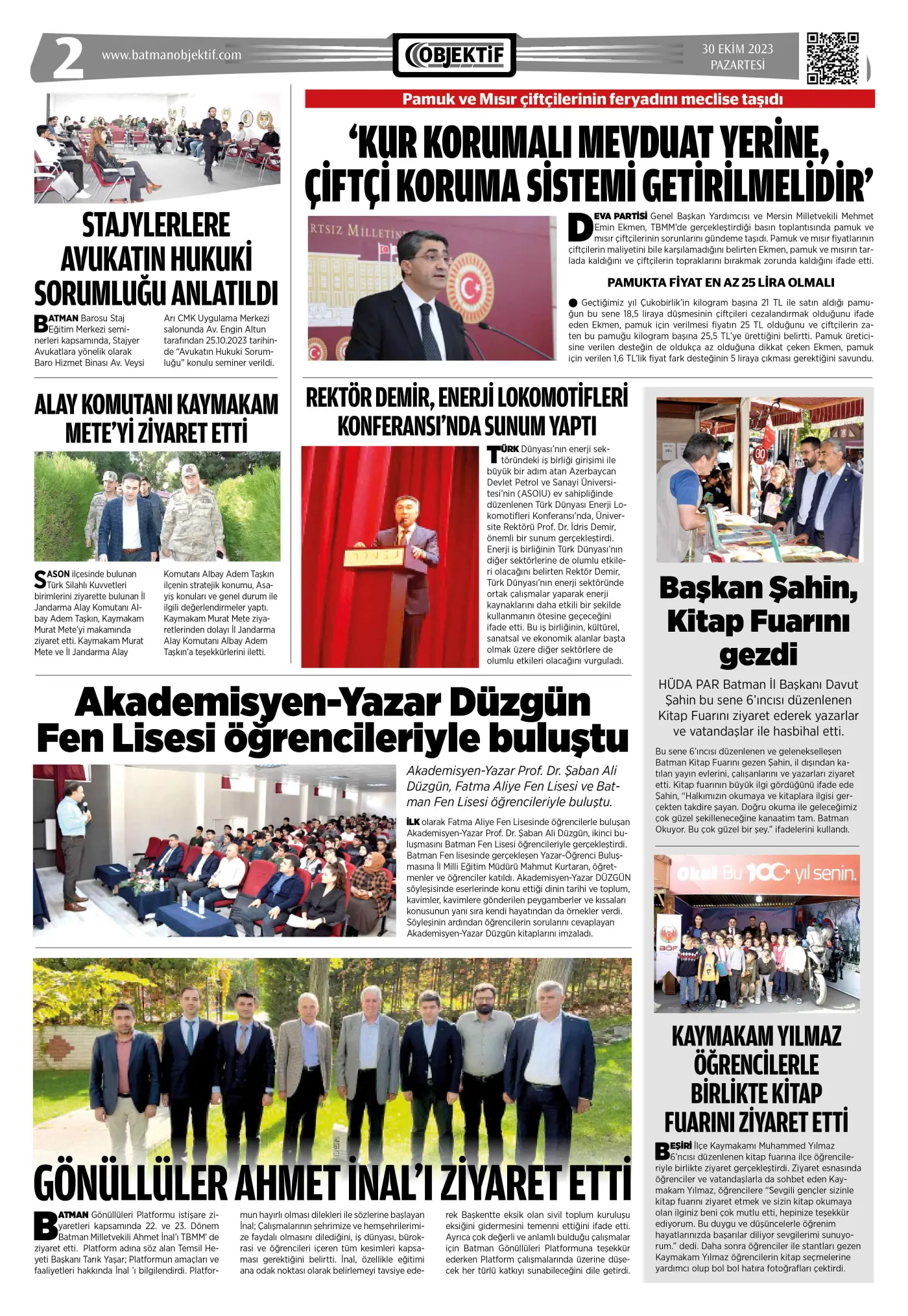 30.10.2023 tarihli sayı, 2. sayfa