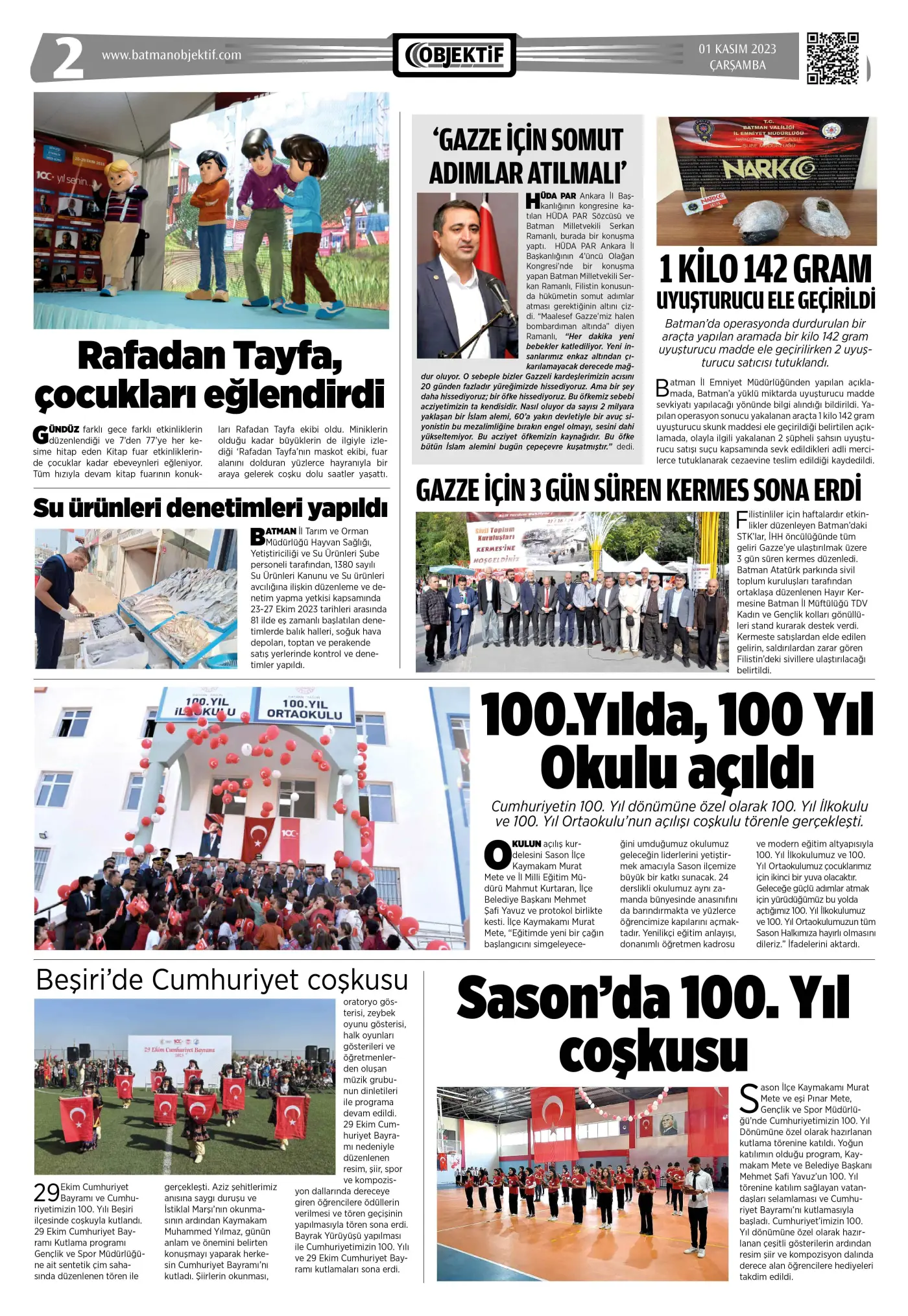 01.11.2023 tarihli sayı, 2. sayfa