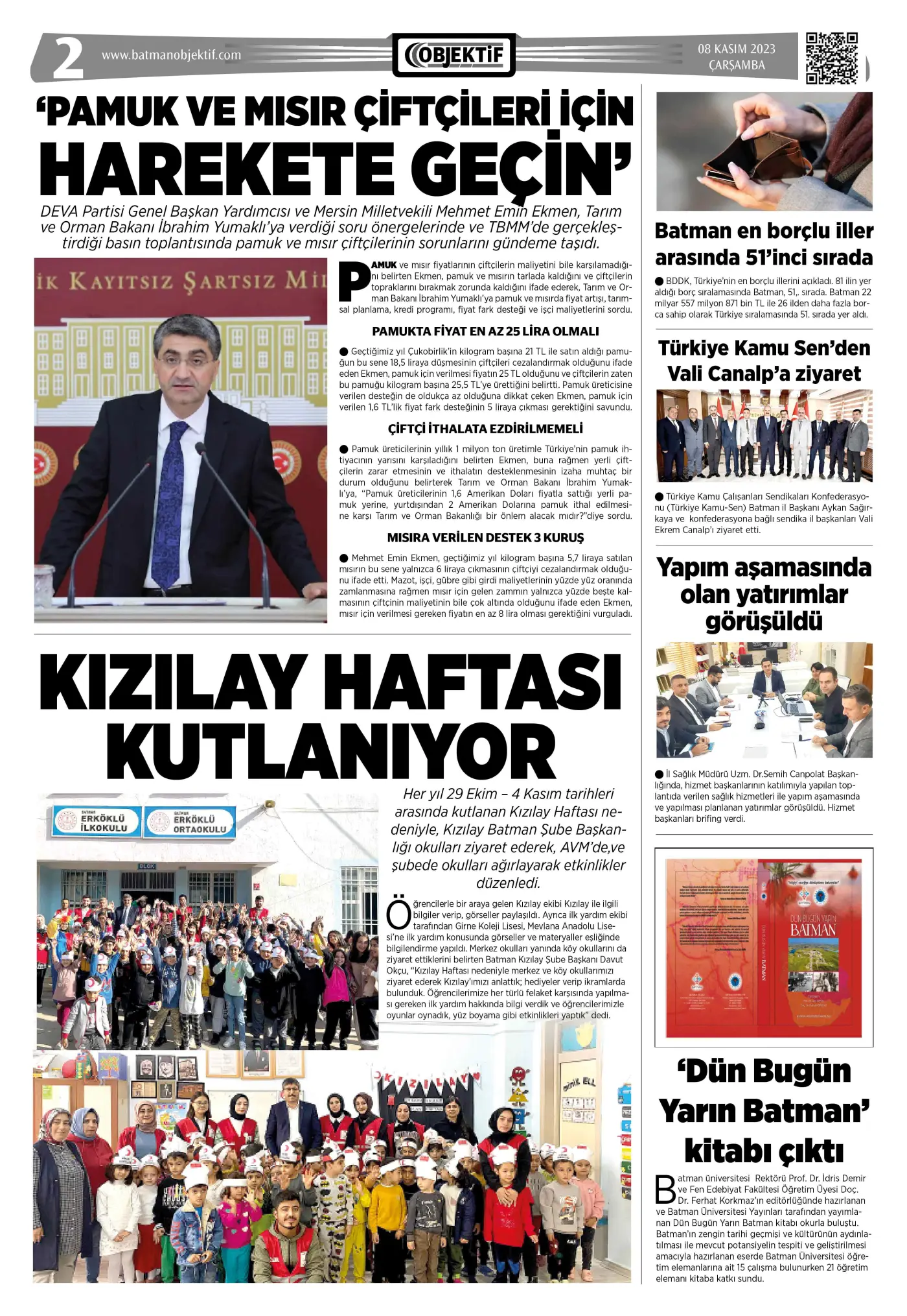 08.11.2023 tarihli sayı, 2. sayfa