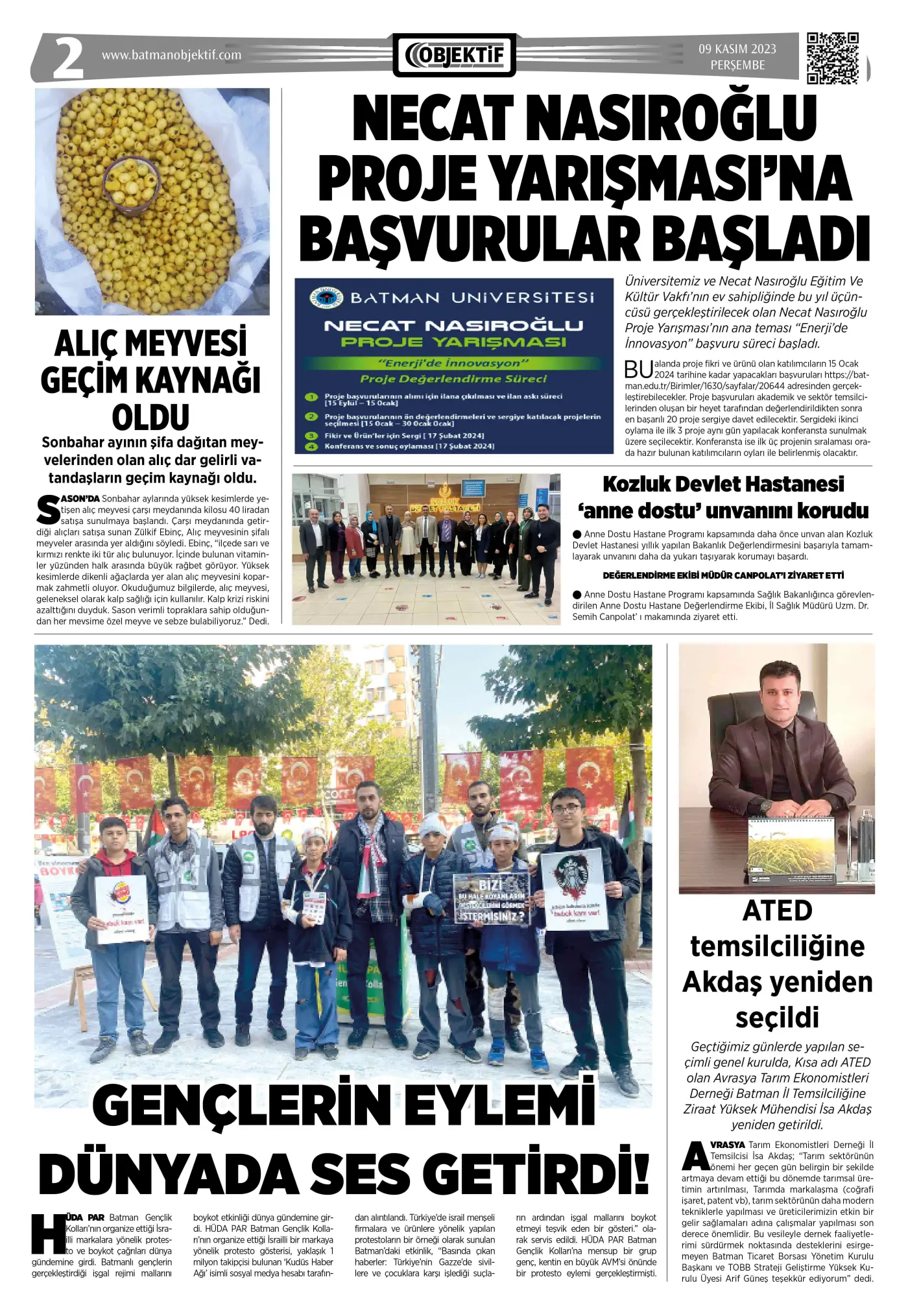 09.11.2023 tarihli sayı, 2. sayfa