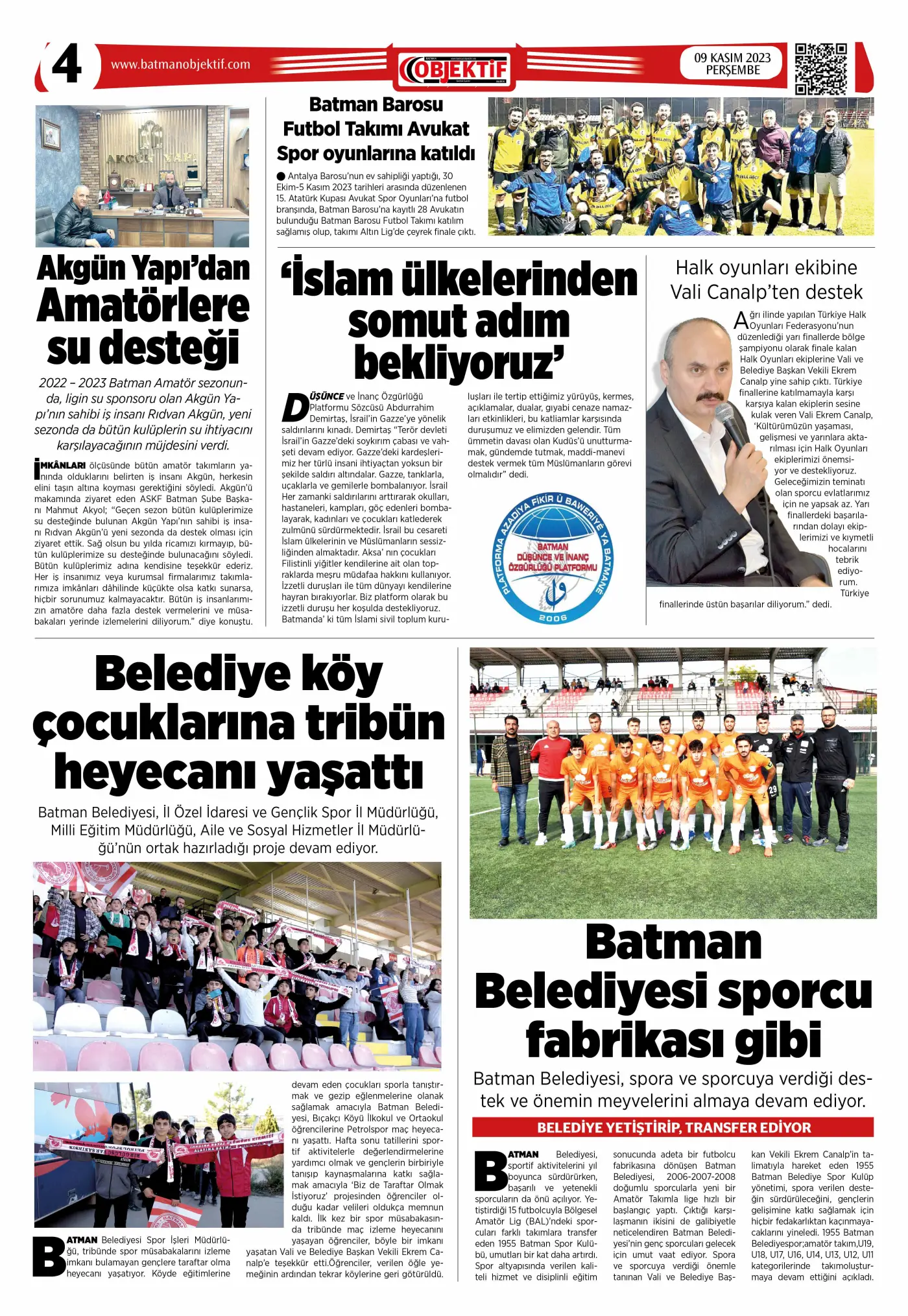 09.11.2023 tarihli sayı, 4. sayfa