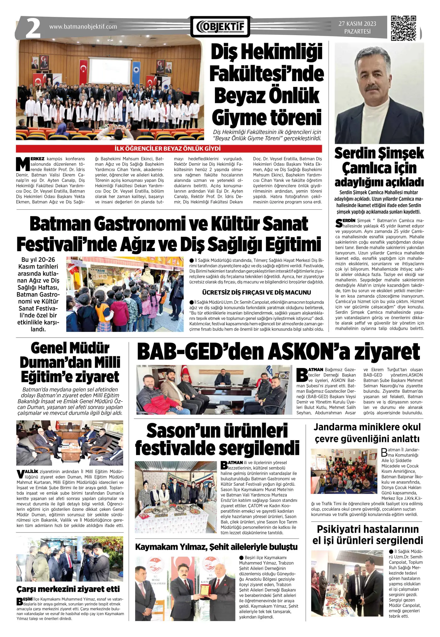 26.11.2023 tarihli sayı, 2. sayfa