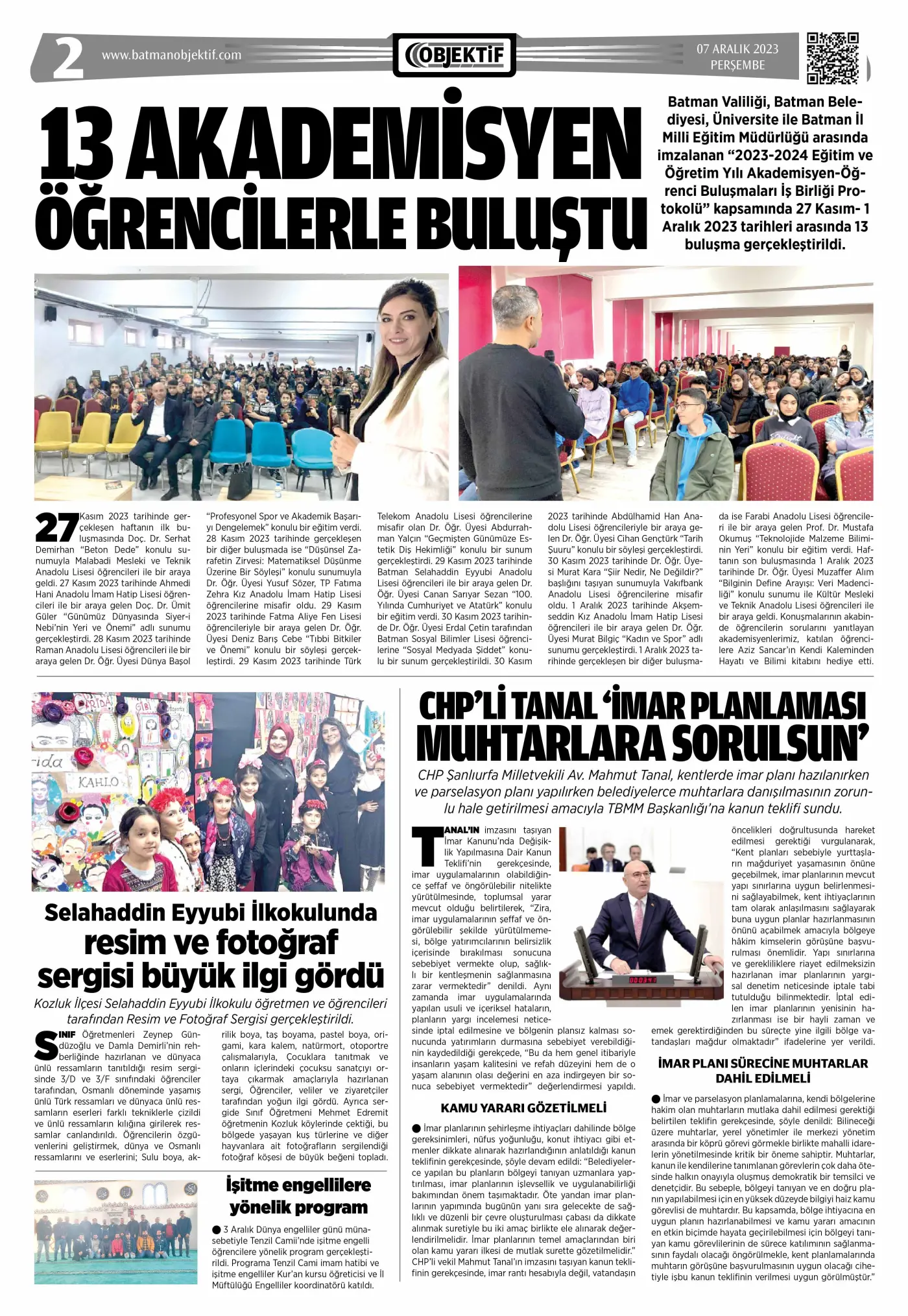 06.12.2023 tarihli sayı, 2. sayfa