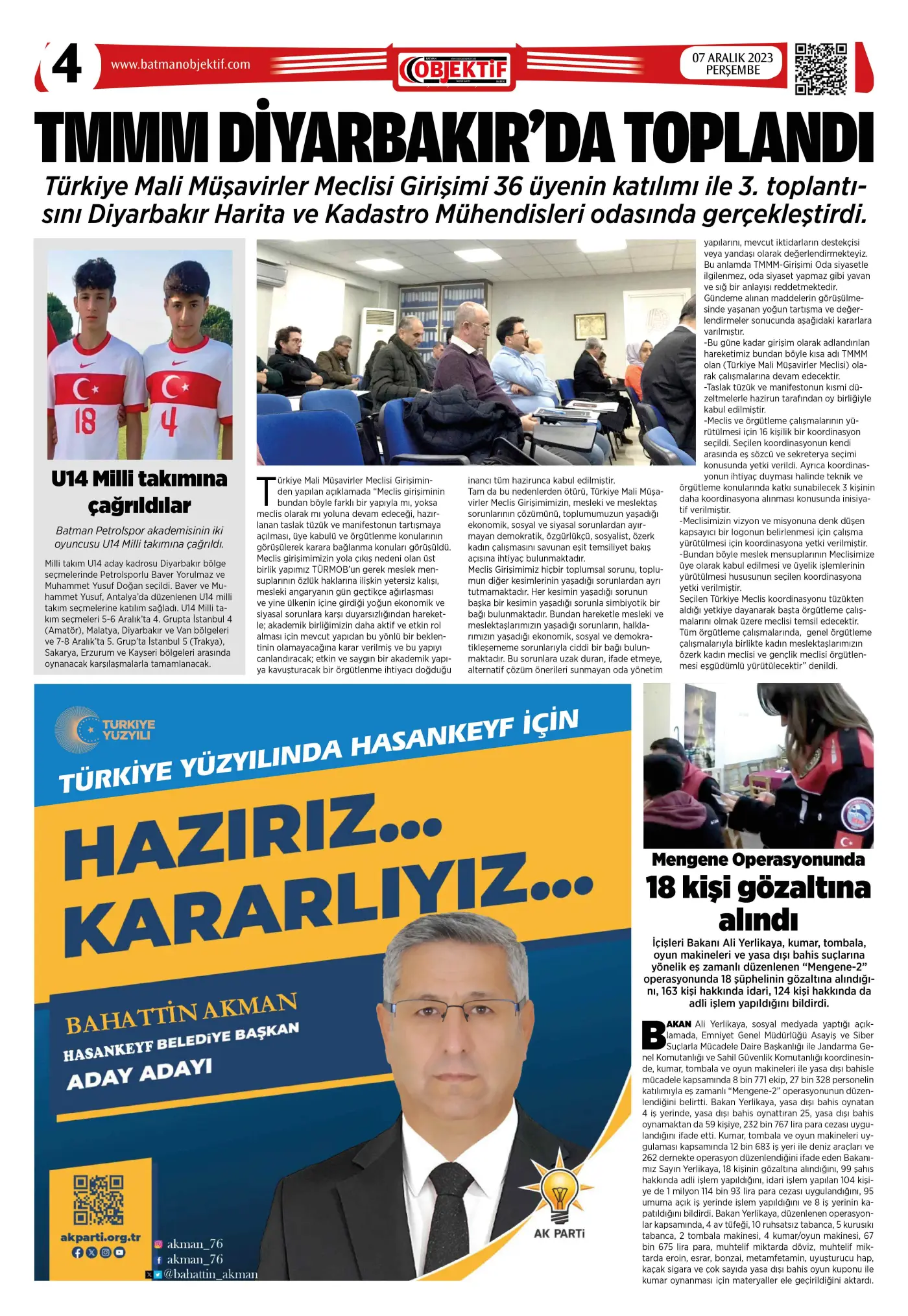 06.12.2023 tarihli sayı, 4. sayfa