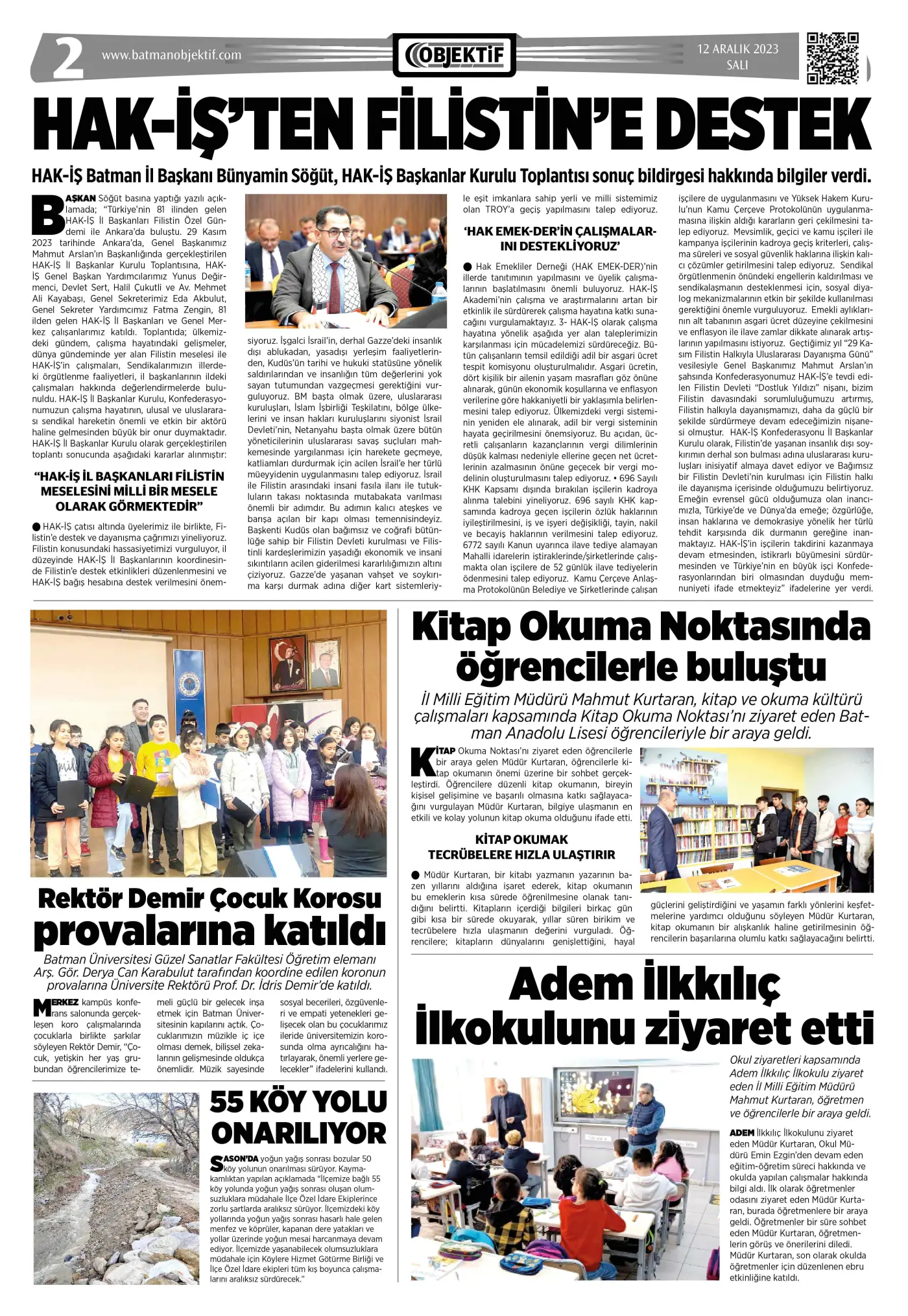 12.12.2023 tarihli sayı, 2. sayfa