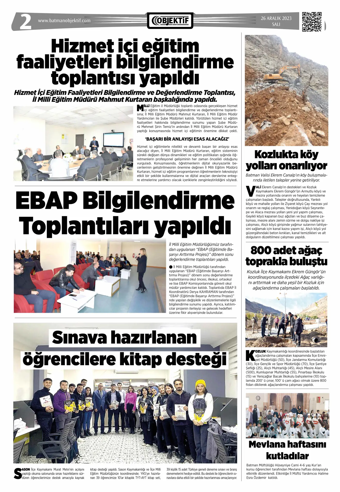 25.12.2023 tarihli sayı, 2. sayfa