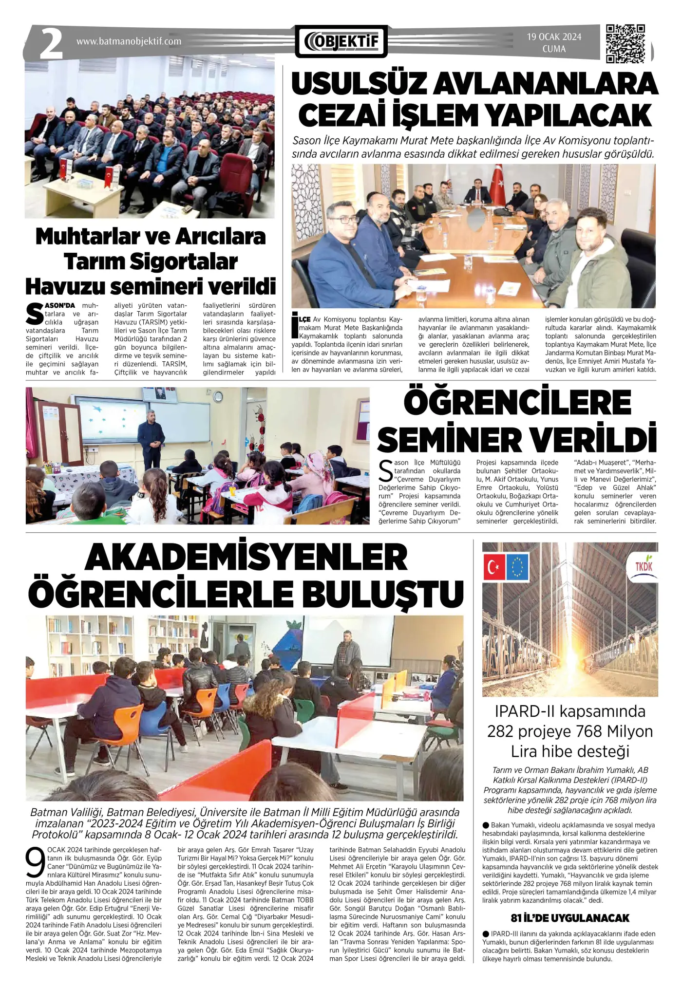20.01.2024 tarihli sayı, 2. sayfa