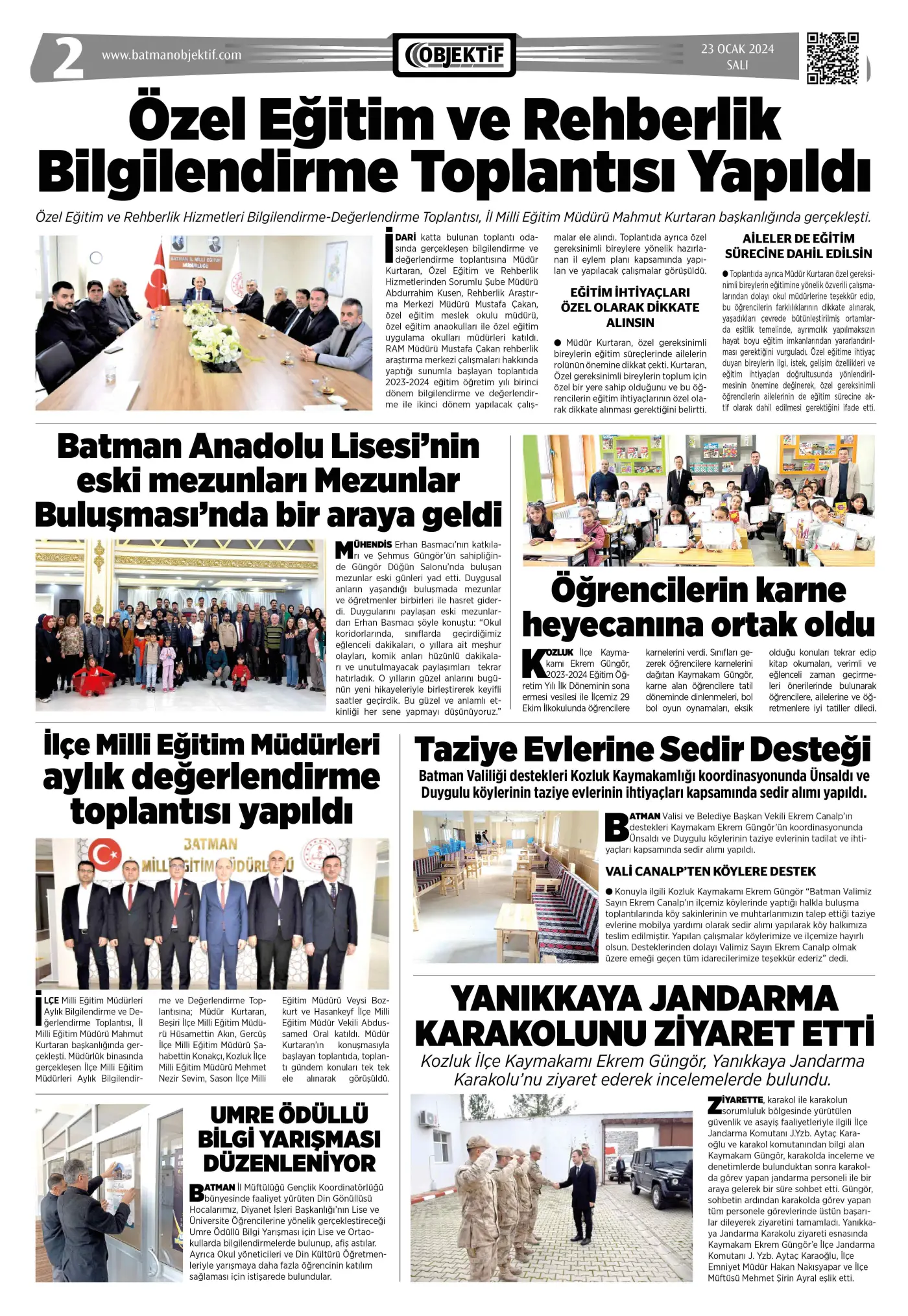 25.01.2024 tarihli sayı, 2. sayfa