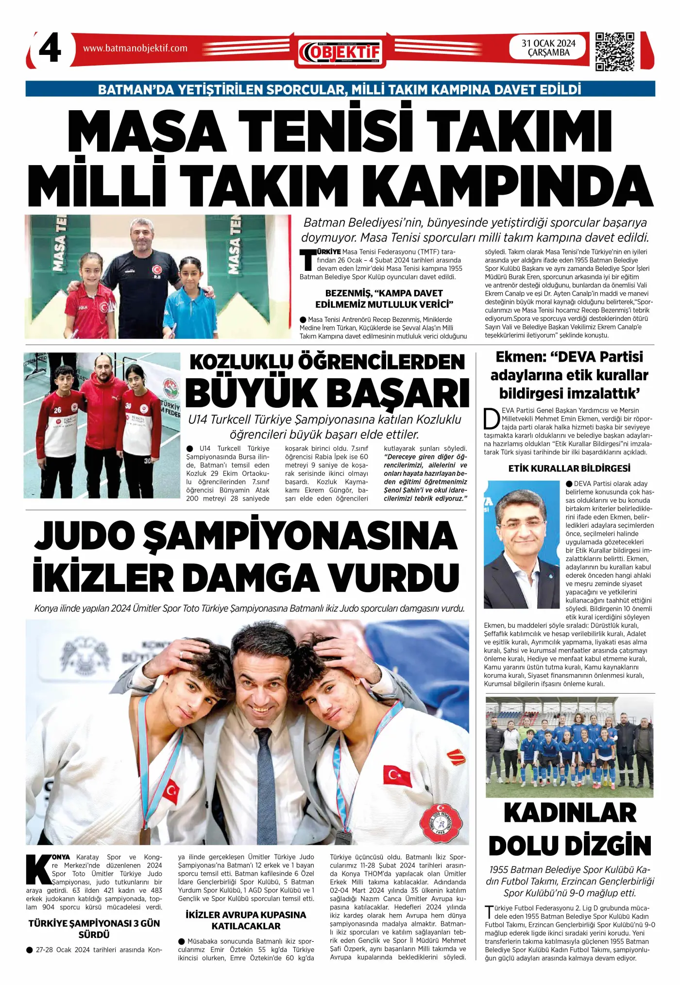 30.01.2024 tarihli sayı, 4. sayfa