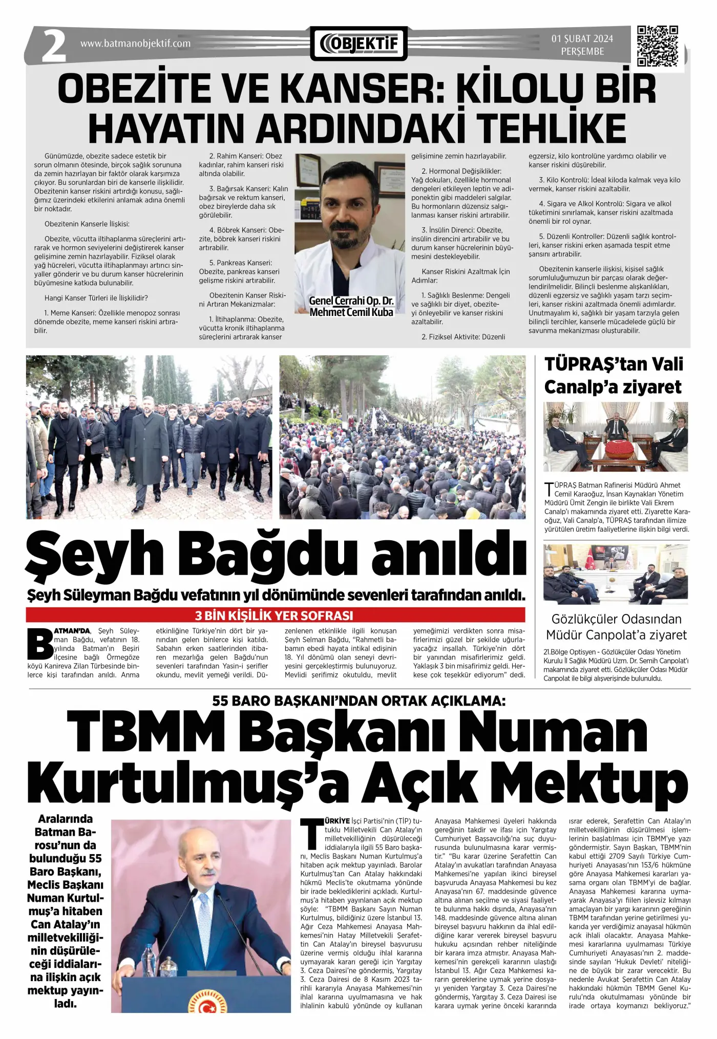 01.02.2024 tarihli sayı, 2. sayfa