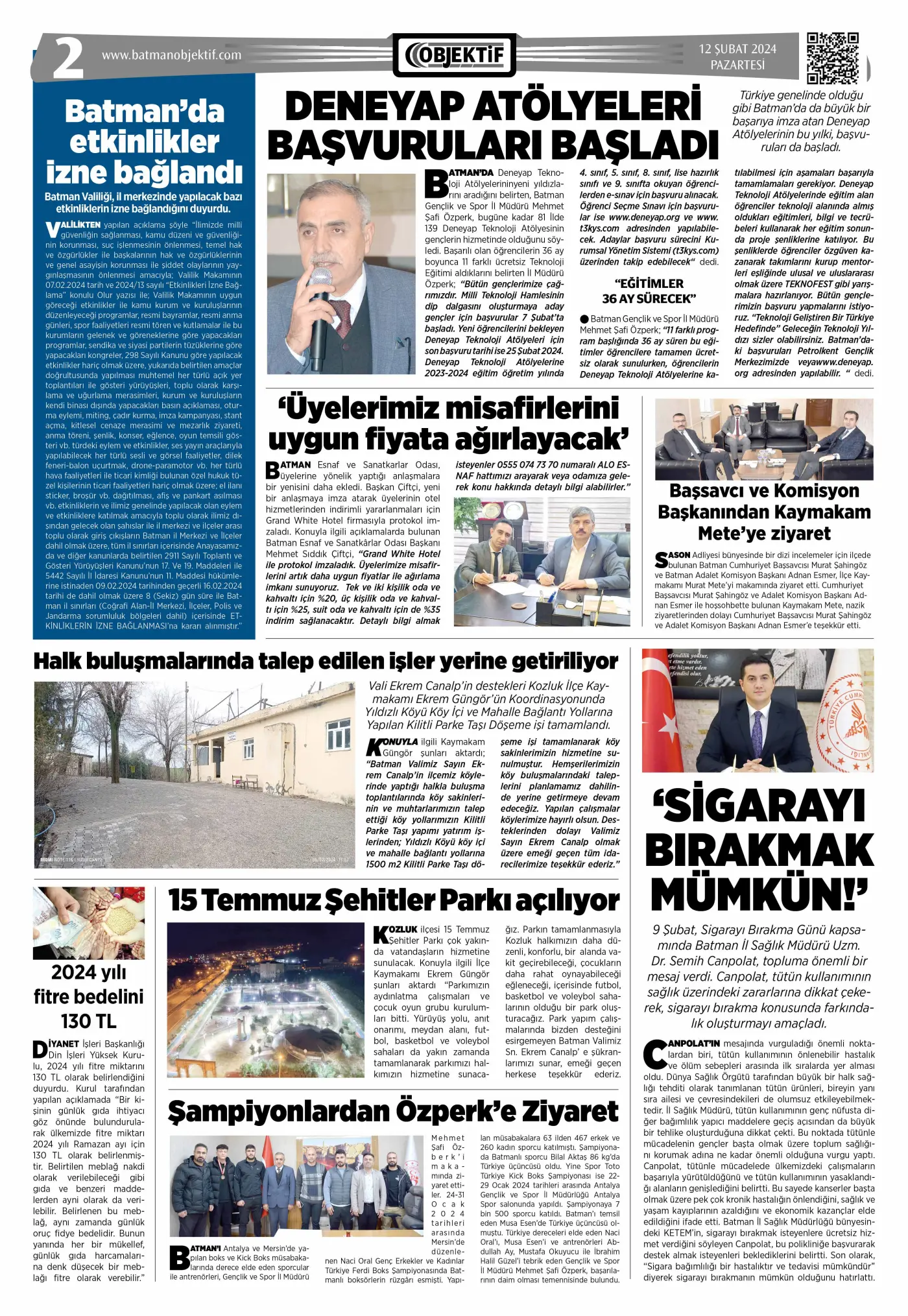 11.02.2024 tarihli sayı, 2. sayfa