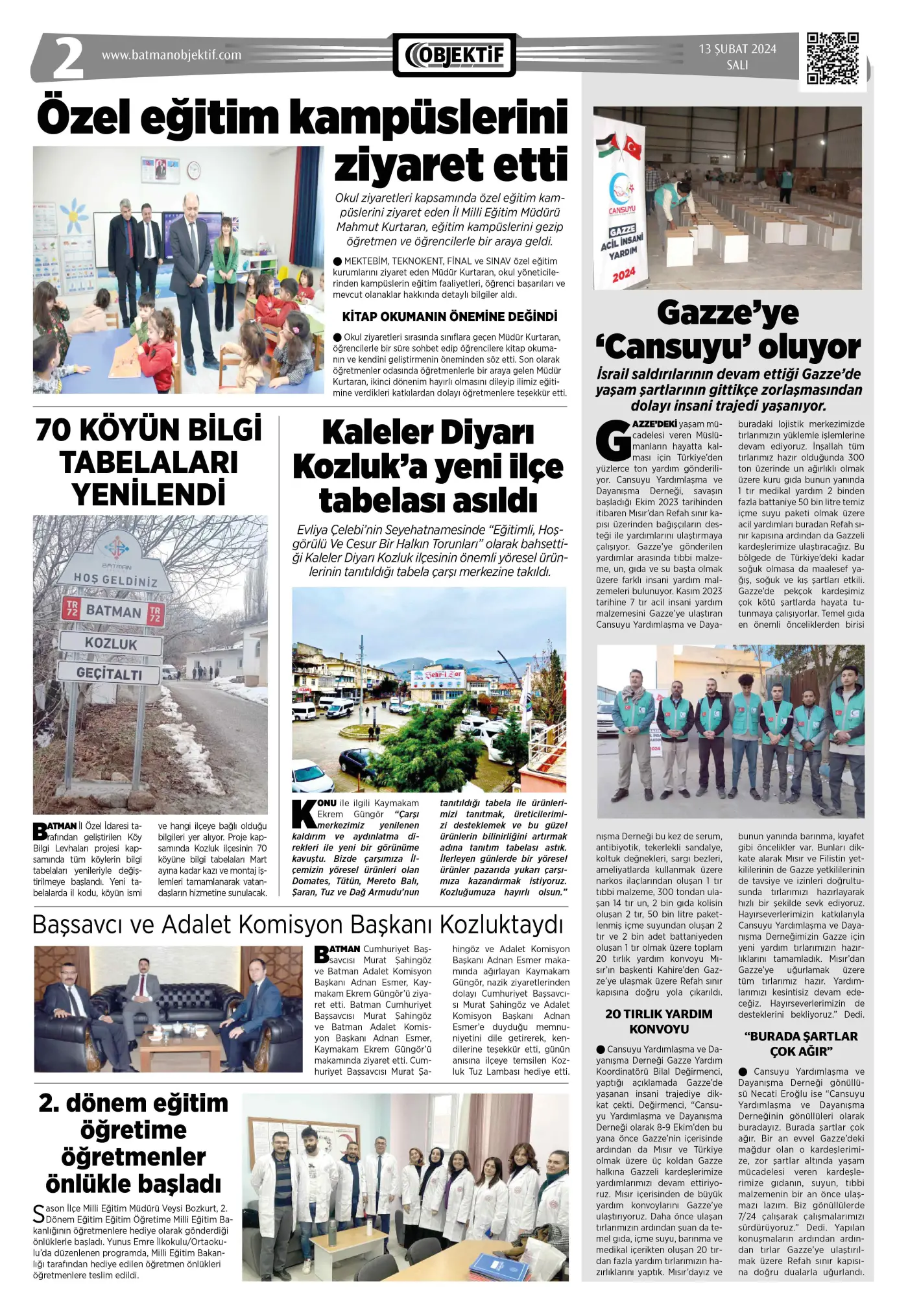 13.02.2024 tarihli sayı, 2. sayfa