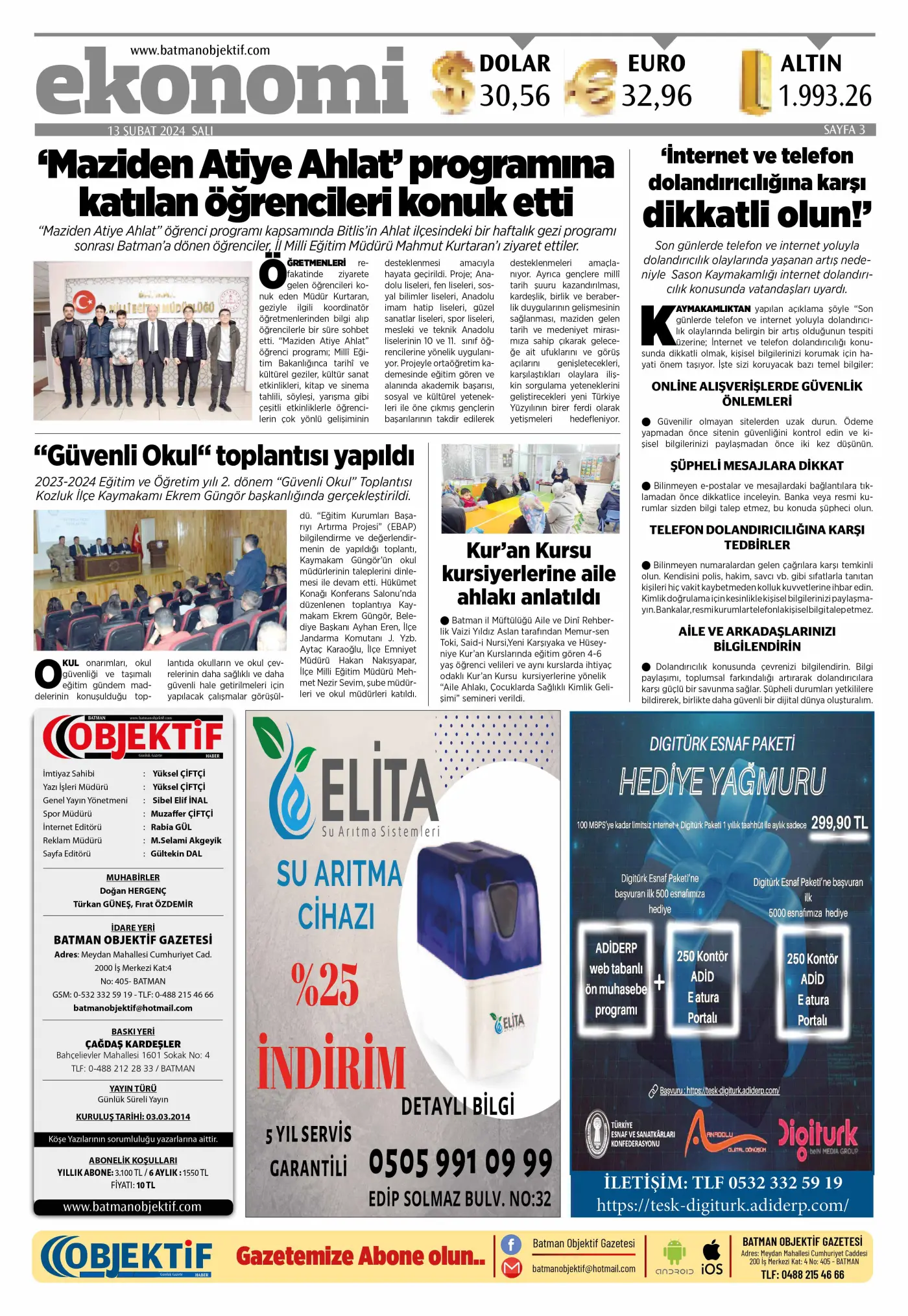 13.02.2024 tarihli sayı, 3. sayfa