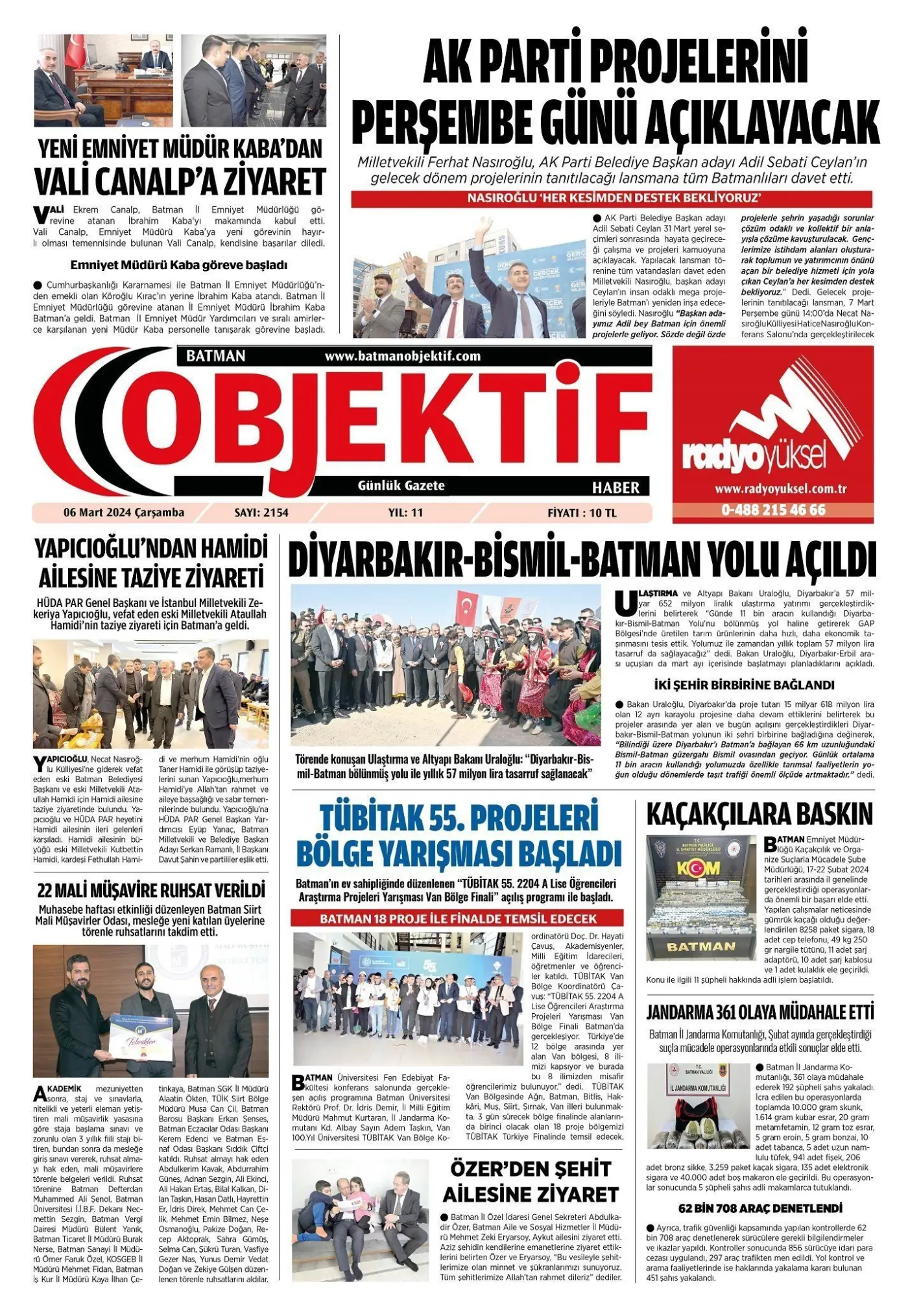 05.03.2024 tarihli sayı, 1. sayfa